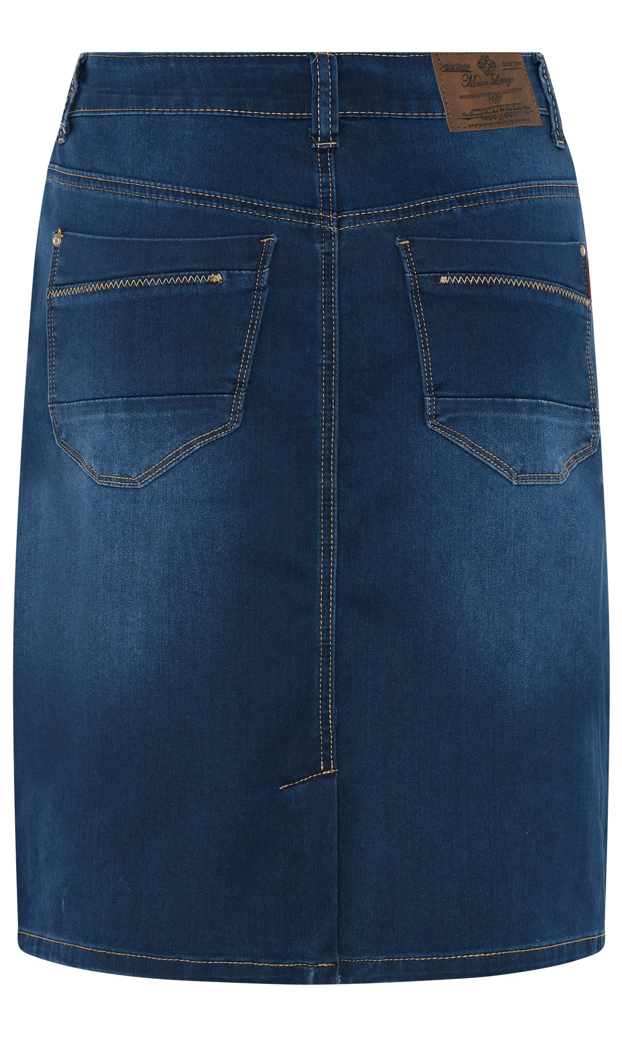 MARC LAUGE CHANELLI DENIM SKIRT SHORTS/SKIRT 9696 BLUE DENIM USED