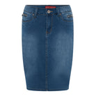 MARC LAUGE CHANELLI SKIRT DENIM SHORTS/SKIRT 9396 DENIM USED