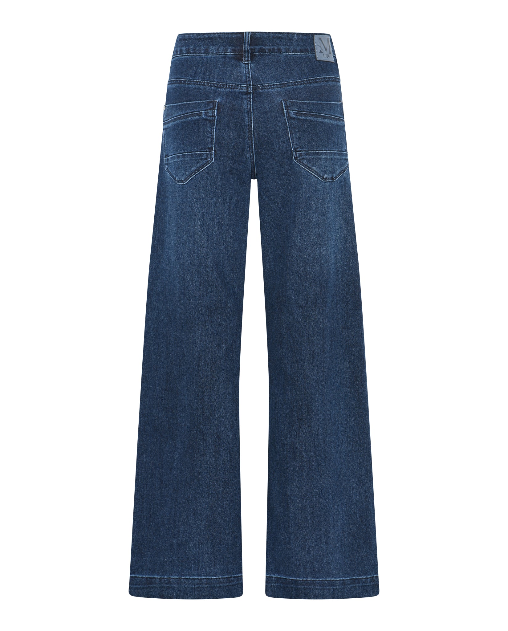 MARC LAUGE CHANELLI WIDE DENIM JEANS DENIM/TWILL 9696 BLUE DENIM USED