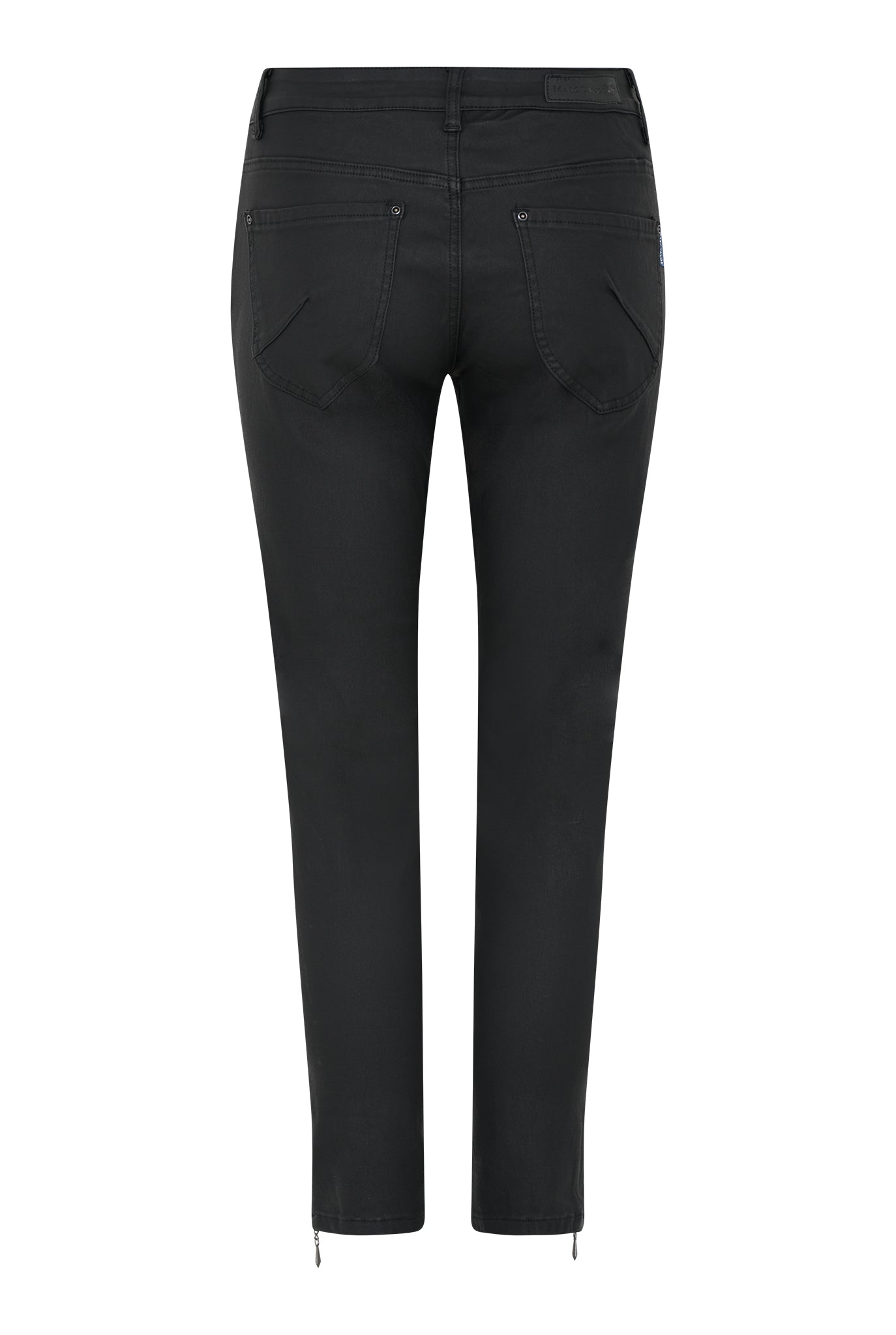 MARC LAUGE CHANNE 7/8 COATED JEANS COATED 8099 BLACK COATED