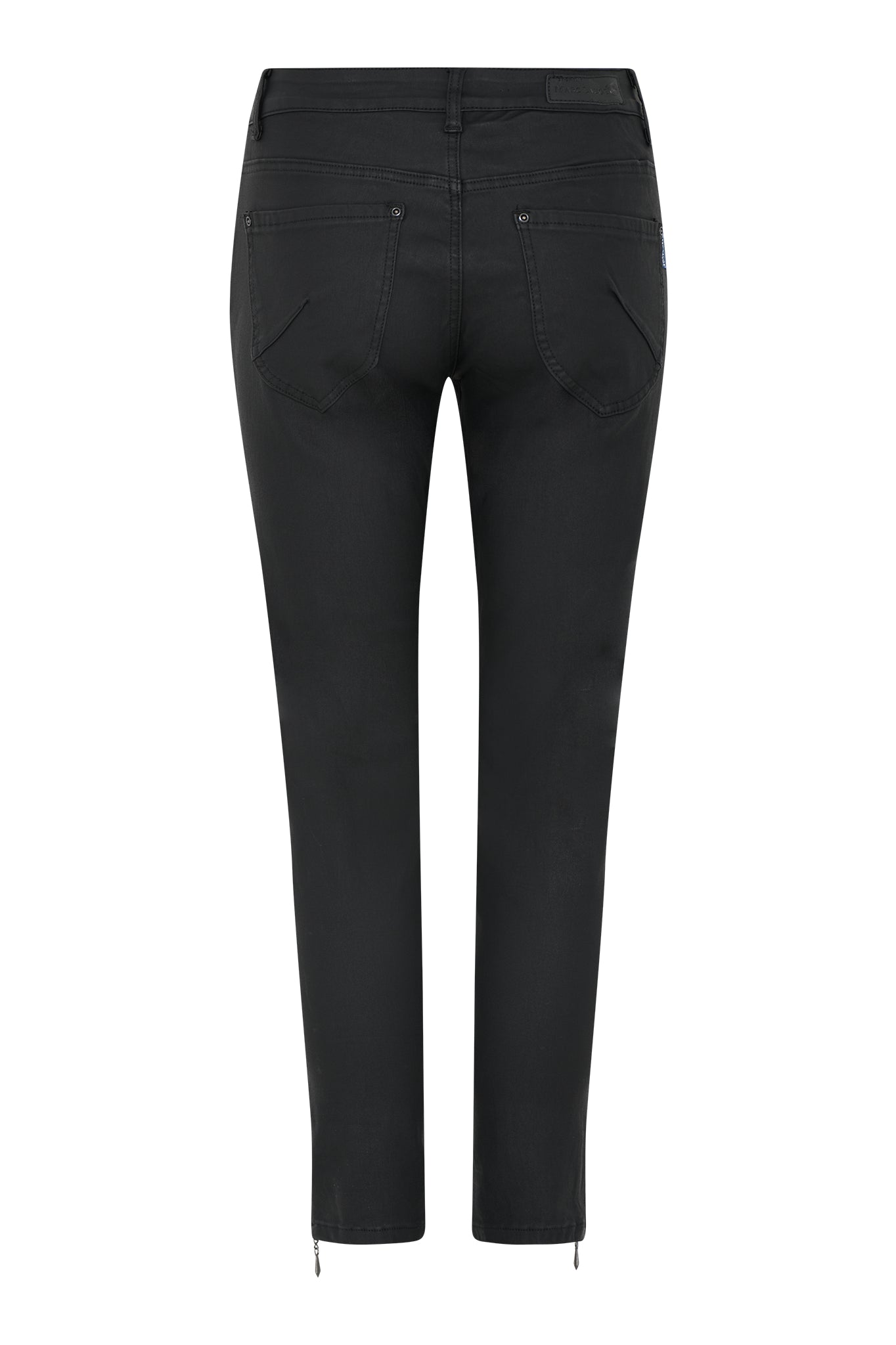 MARC LAUGE CHANNE 7/8 COATED JEANS COATED 8099 BLACK COATED