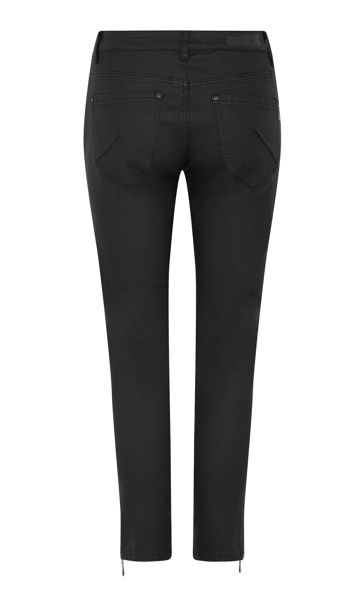 MARC LAUGE CHANNE 7/8 COATED JEANS COATED 8099 BLACK COATED