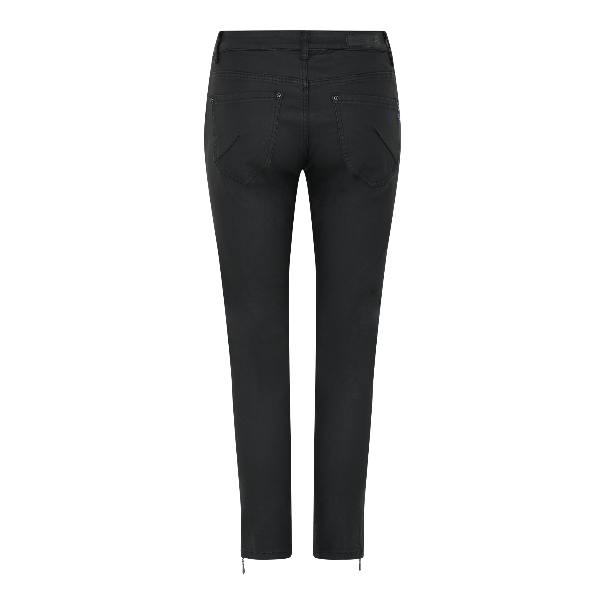 MARC LAUGE CHANNE 7/8 COATED JEANS COATED 8099 BLACK COATED