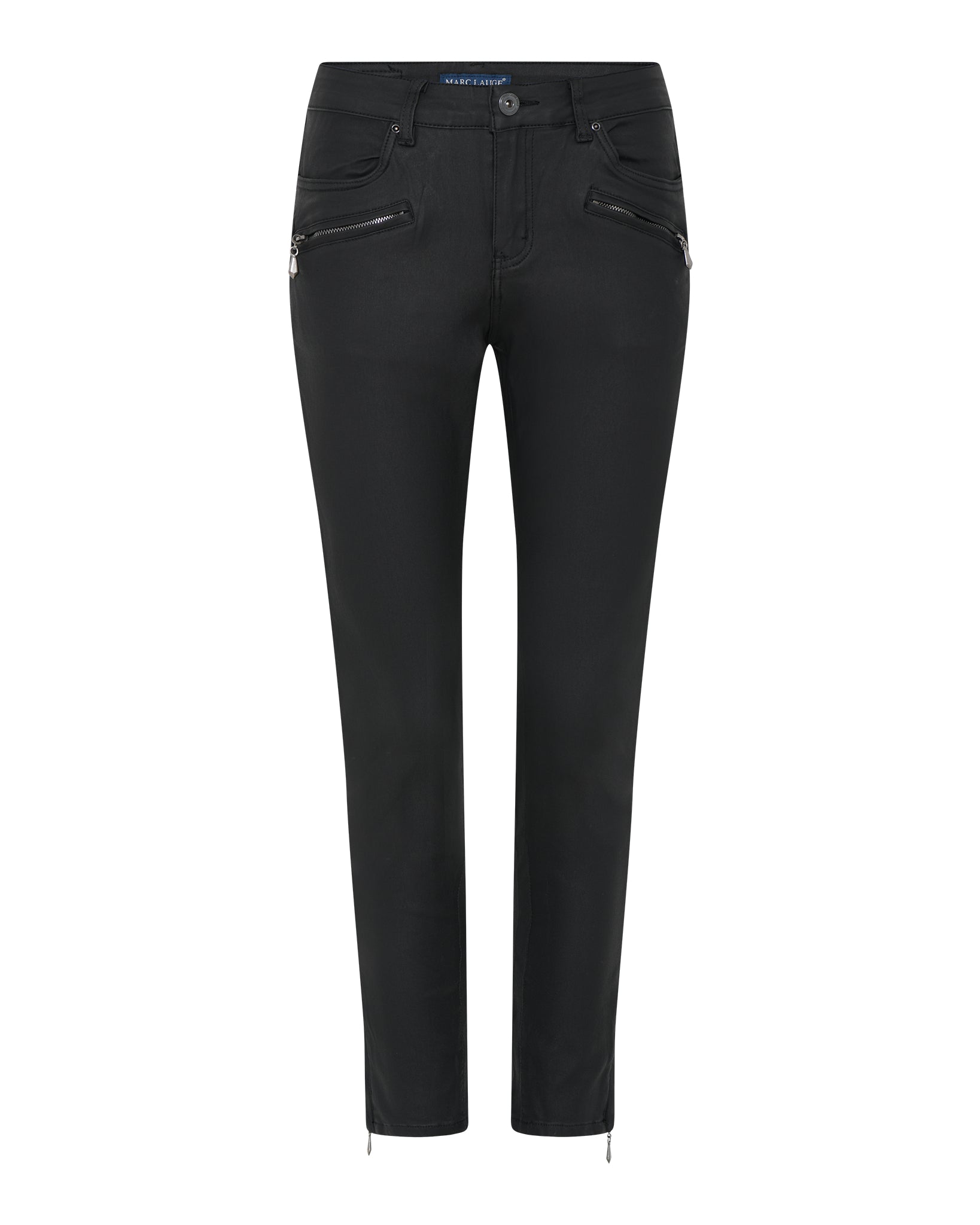 MARC LAUGE CHANNE 7/8 COATED JEANS COATED 8099 BLACK COATED