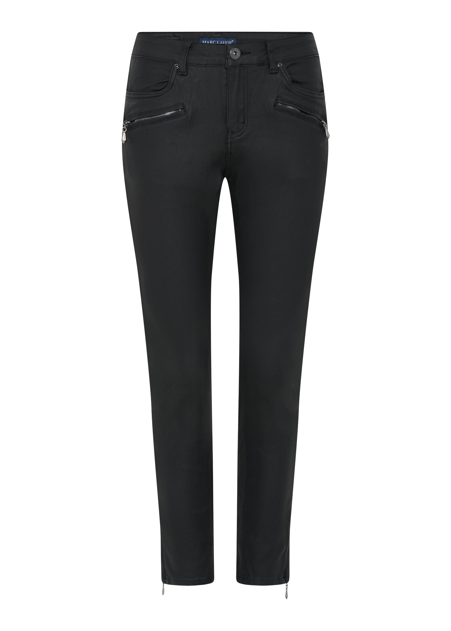 MARC LAUGE CHANNE 7/8 COATED JEANS COATED 8099 BLACK COATED