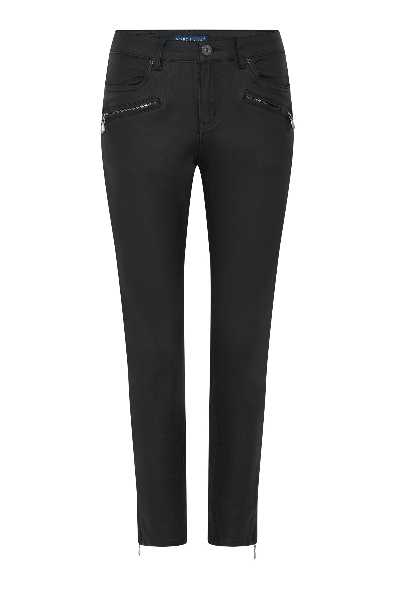 MARC LAUGE CHANNE 7/8 COATED JEANS COATED 8099 BLACK COATED