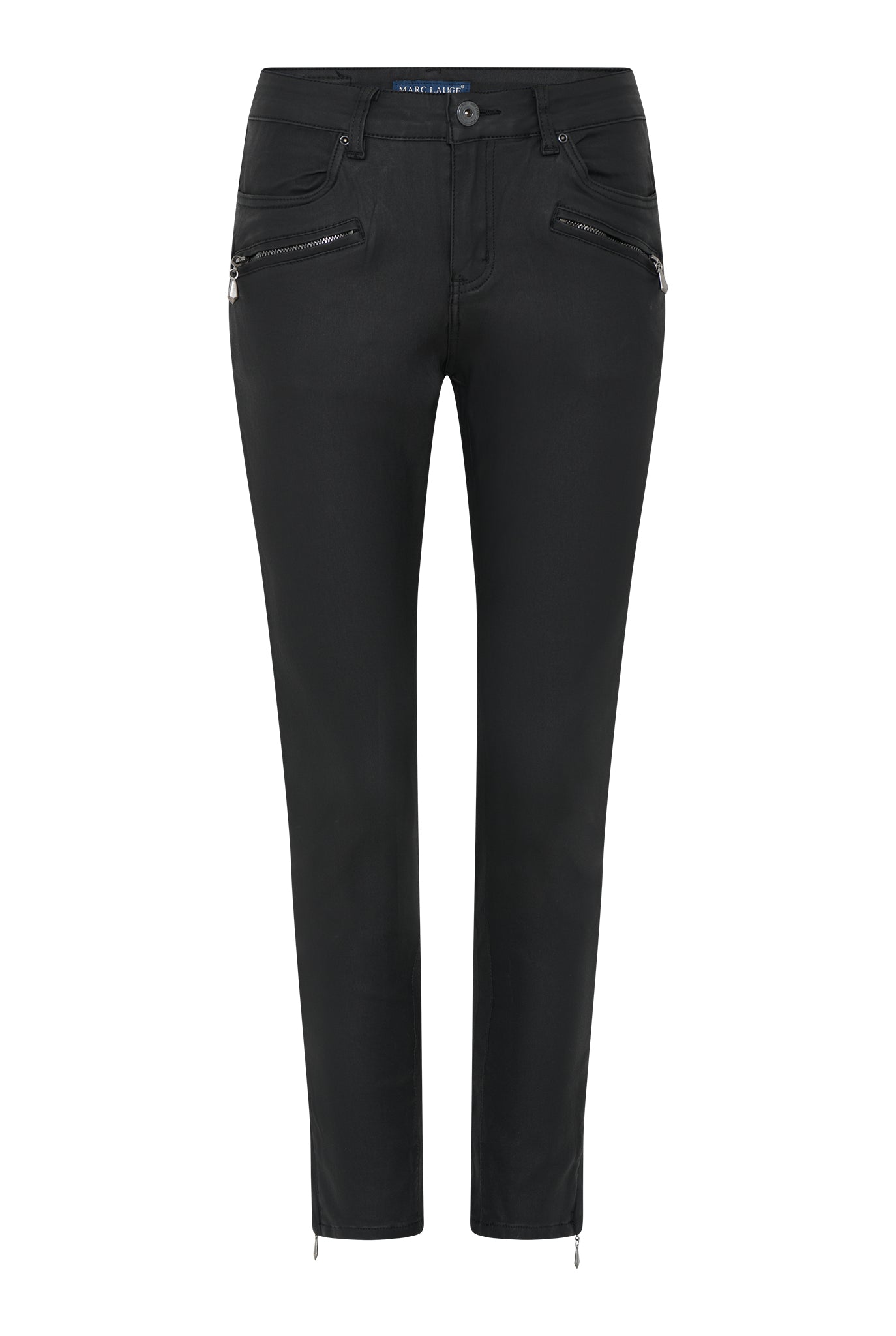 MARC LAUGE CHANNE 7/8 COATED JEANS COATED 8099 BLACK COATED