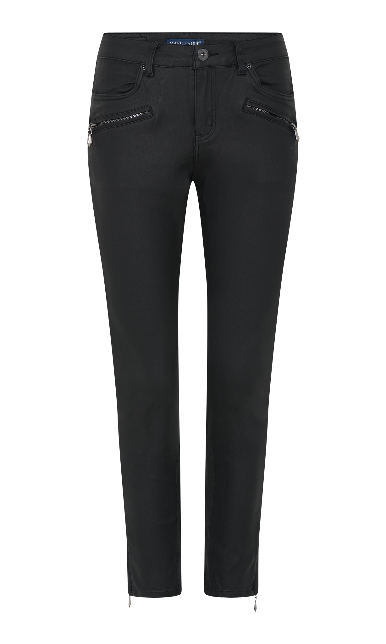 MARC LAUGE CHANNE 7/8 COATED JEANS COATED 8099 BLACK COATED