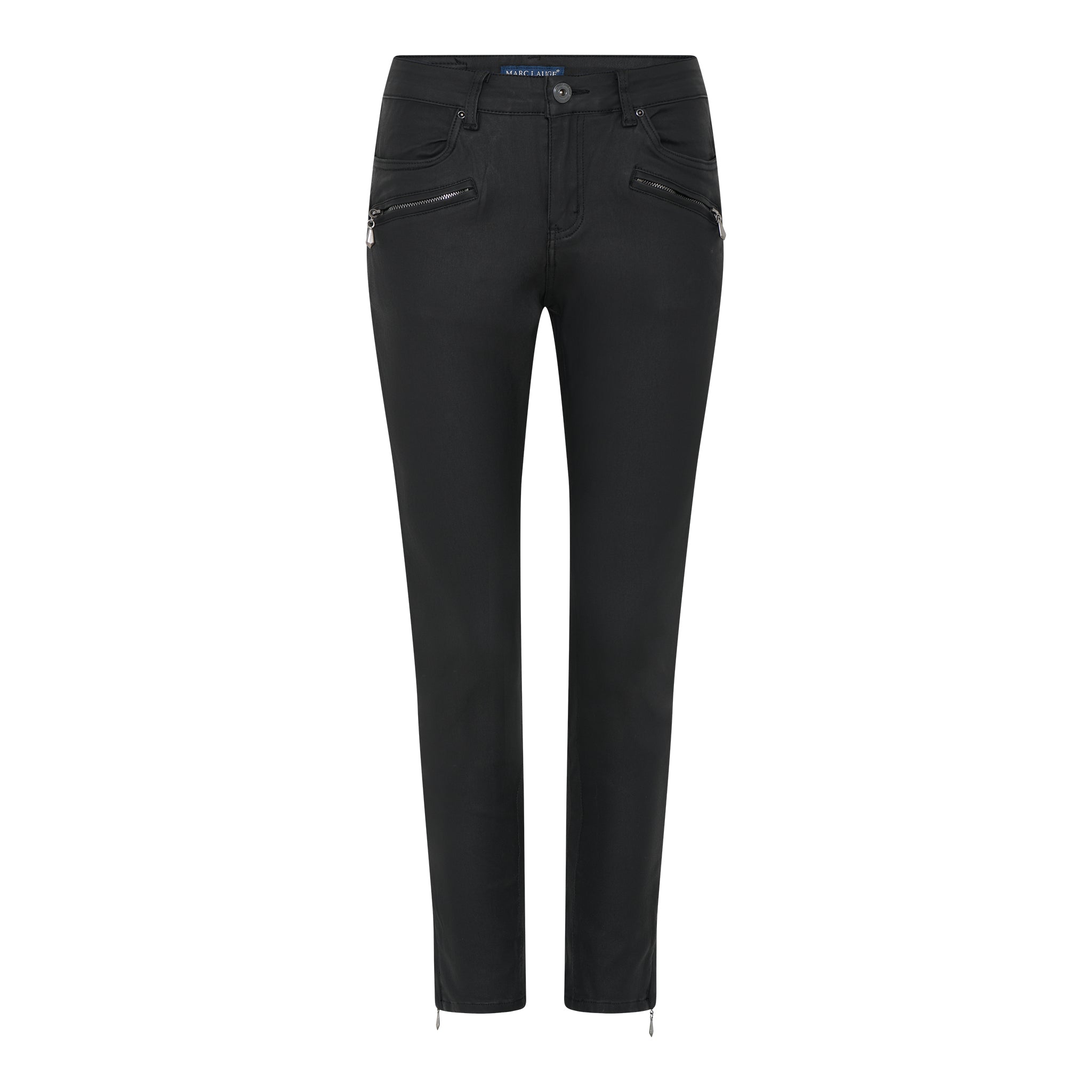 MARC LAUGE CHANNE 7/8 COATED JEANS COATED 8099 BLACK COATED