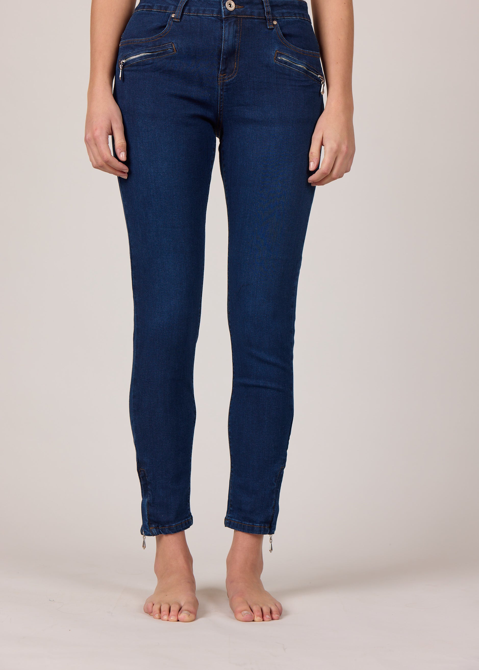 MARC LAUGE Channe 7/8 Denim Jeans DENIM/TWILL
