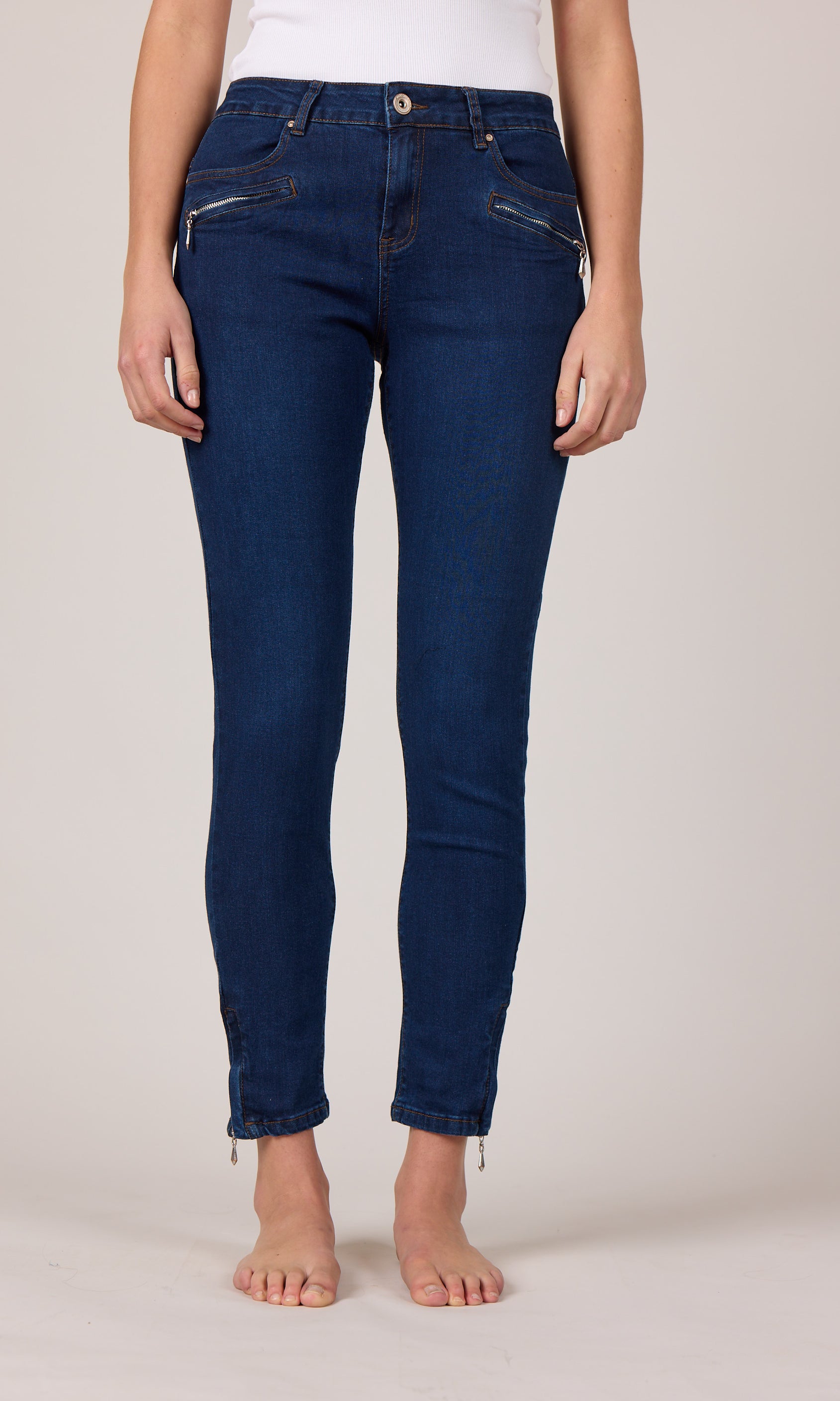 MARC LAUGE Channe 7/8 Denim Jeans DENIM/TWILL