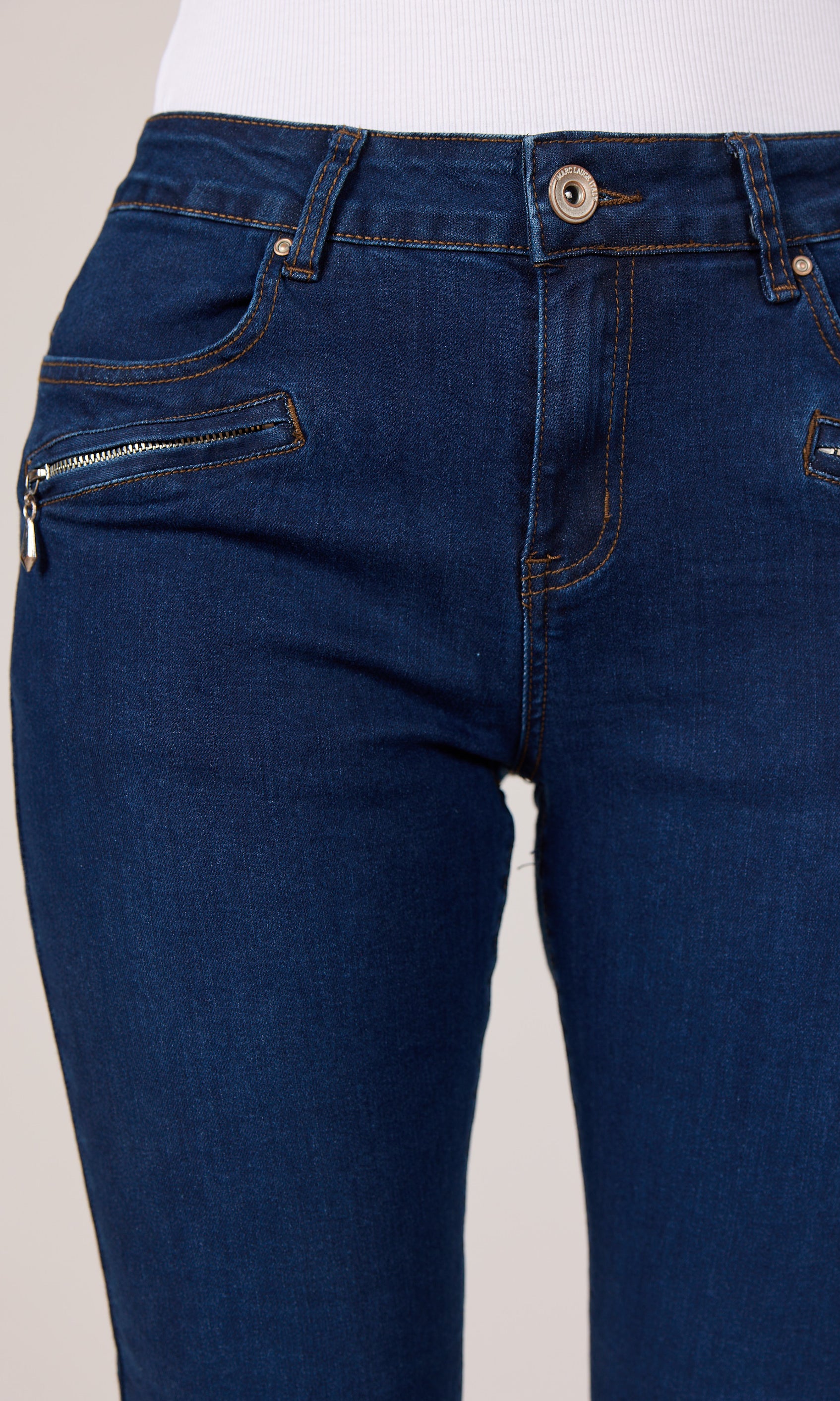 MARC LAUGE Channe 7/8 Denim Jeans DENIM/TWILL