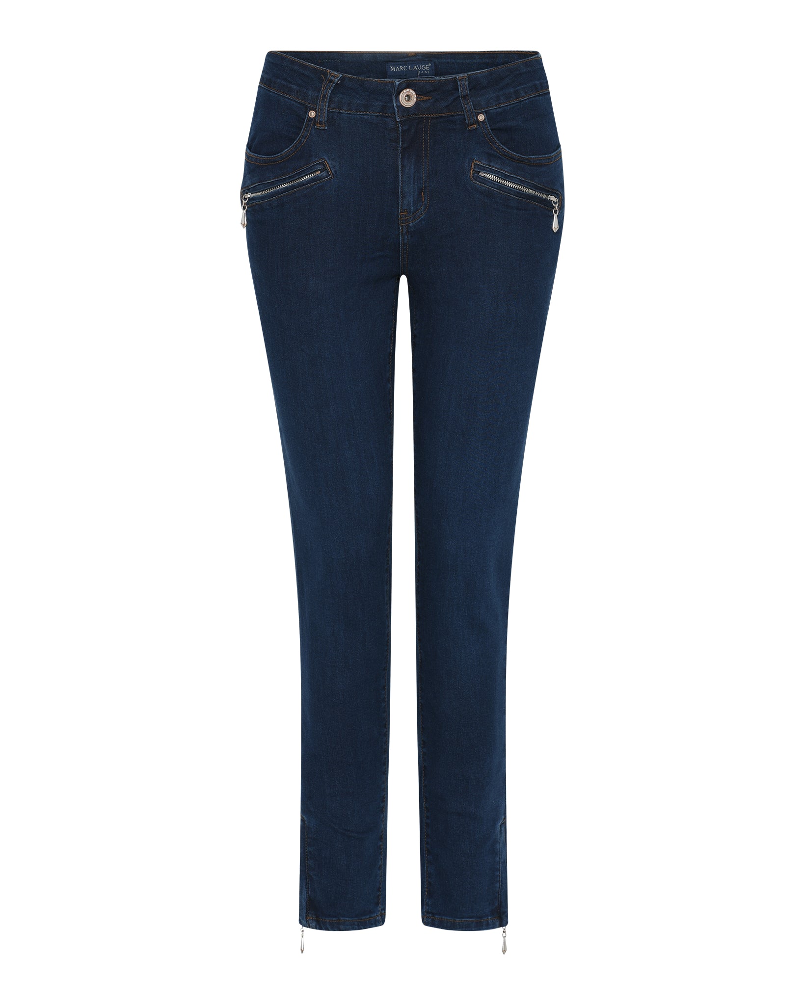 MARC LAUGE Channe 7/8 Denim Jeans DENIM/TWILL 9696 BLUE DENIM USED