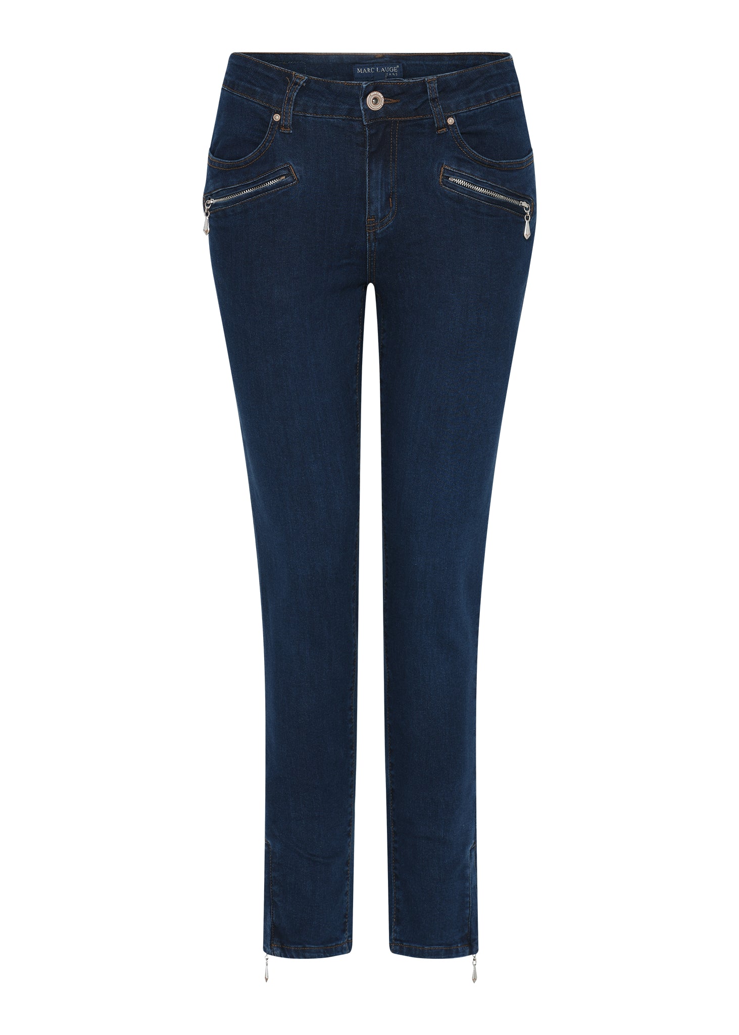 MARC LAUGE Channe 7/8 Denim Jeans DENIM/TWILL 9696 BLUE DENIM USED