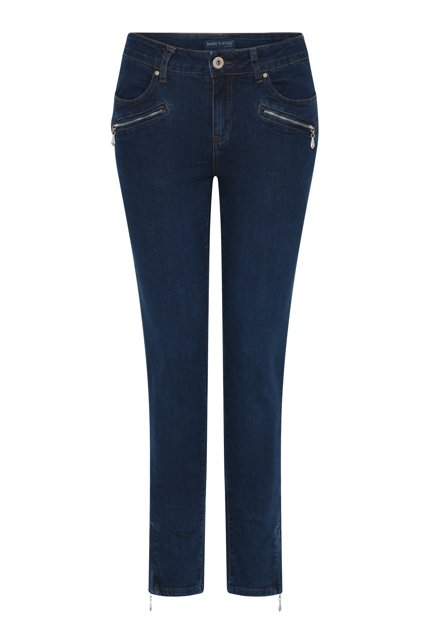 MARC LAUGE Channe 7/8 Denim Jeans DENIM/TWILL 9696 BLUE DENIM USED