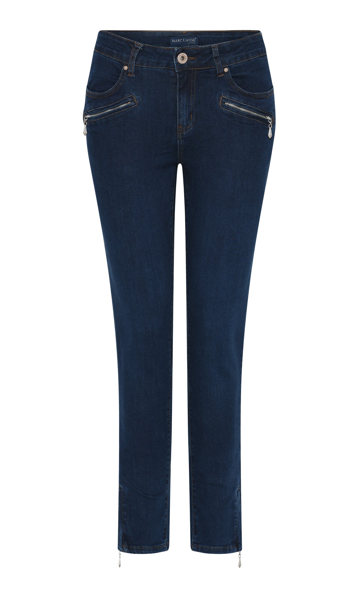 MARC LAUGE Channe 7/8 Denim Jeans DENIM/TWILL 9696 BLUE DENIM USED