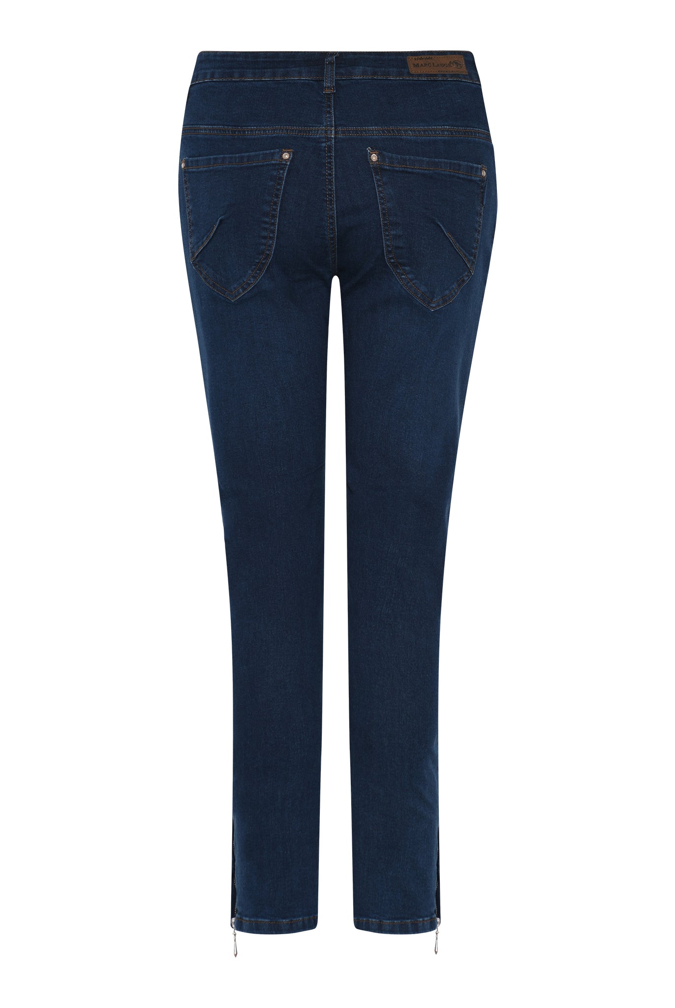 MARC LAUGE CHANNE 7/8 DENIM JEANS DENIM/TWILL 9696 BLUE DENIM USED