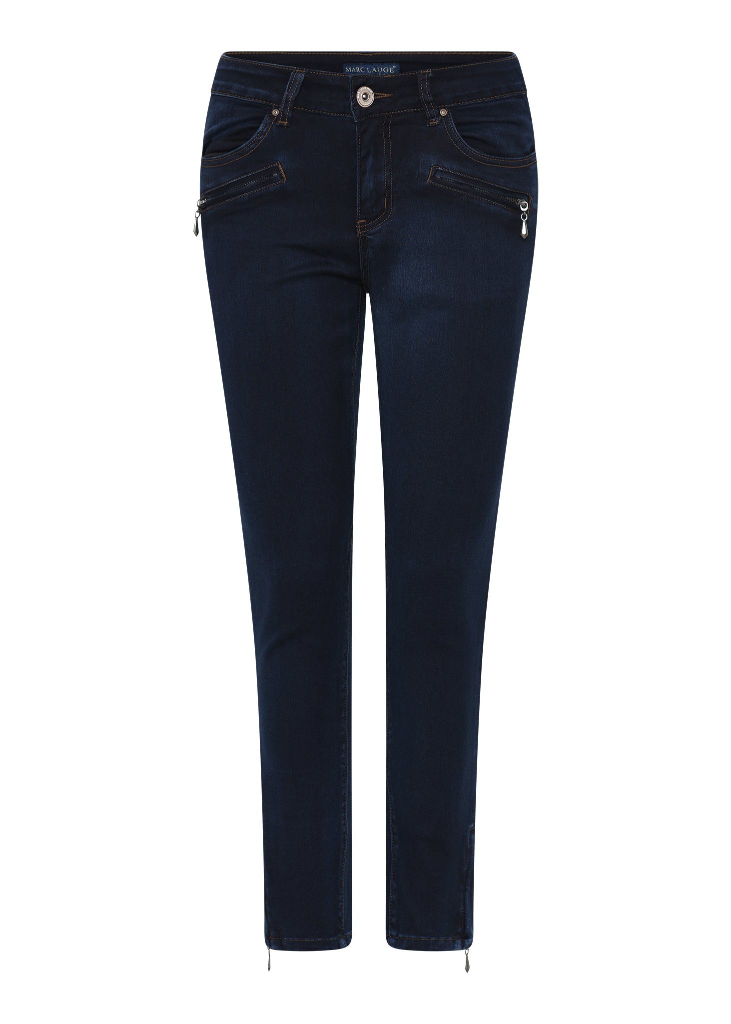 MARC LAUGE Channe 7/8 Denim Jeans DENIM/TWILL 9699 BLUE DENIM USED