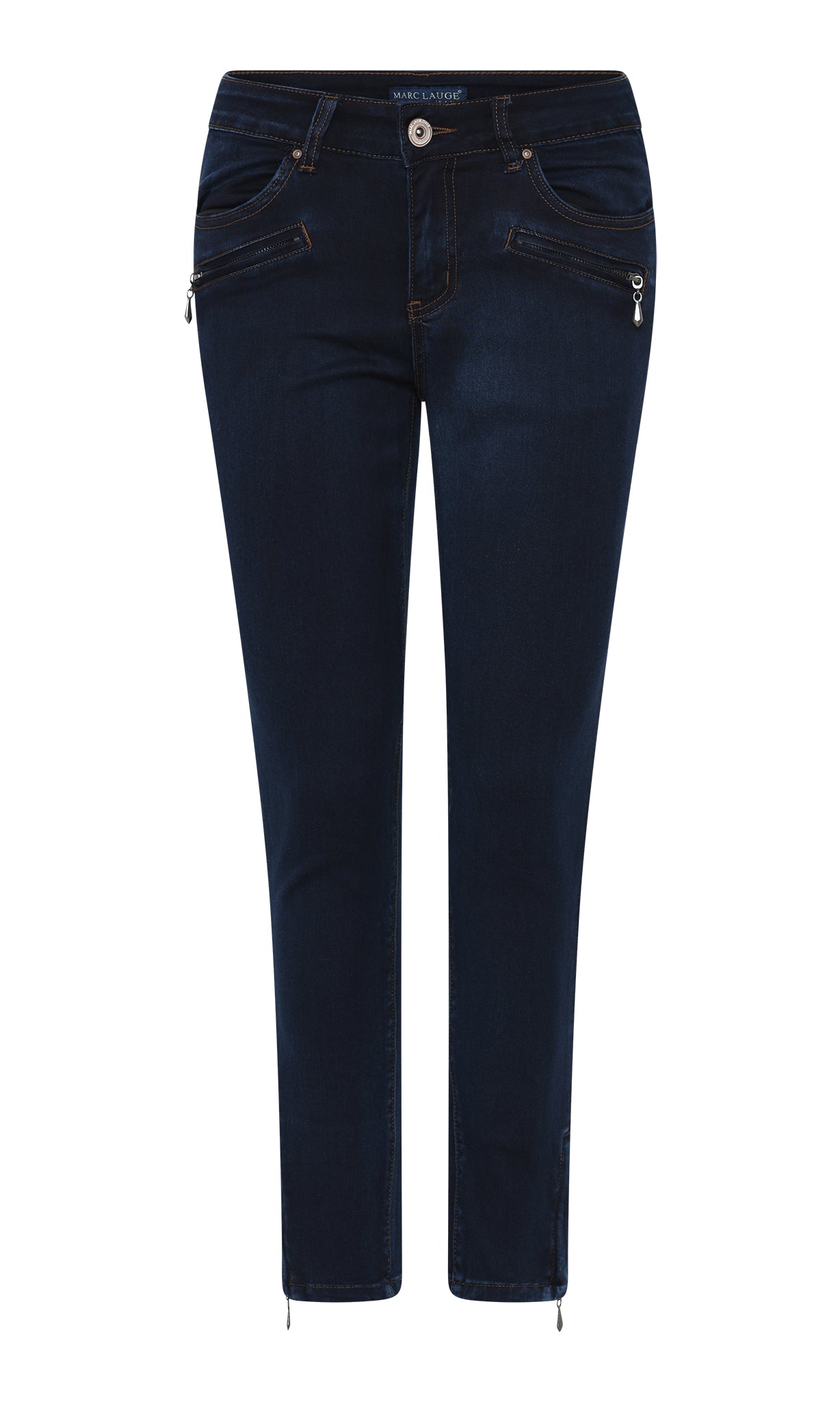 MARC LAUGE Channe 7/8 Denim Jeans DENIM/TWILL 9699 BLUE DENIM USED