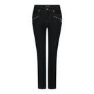 MARC LAUGE CHANNE 7/8 DENIM JEANS GOLD DENIM/TWILL 98 DARK BLUE
