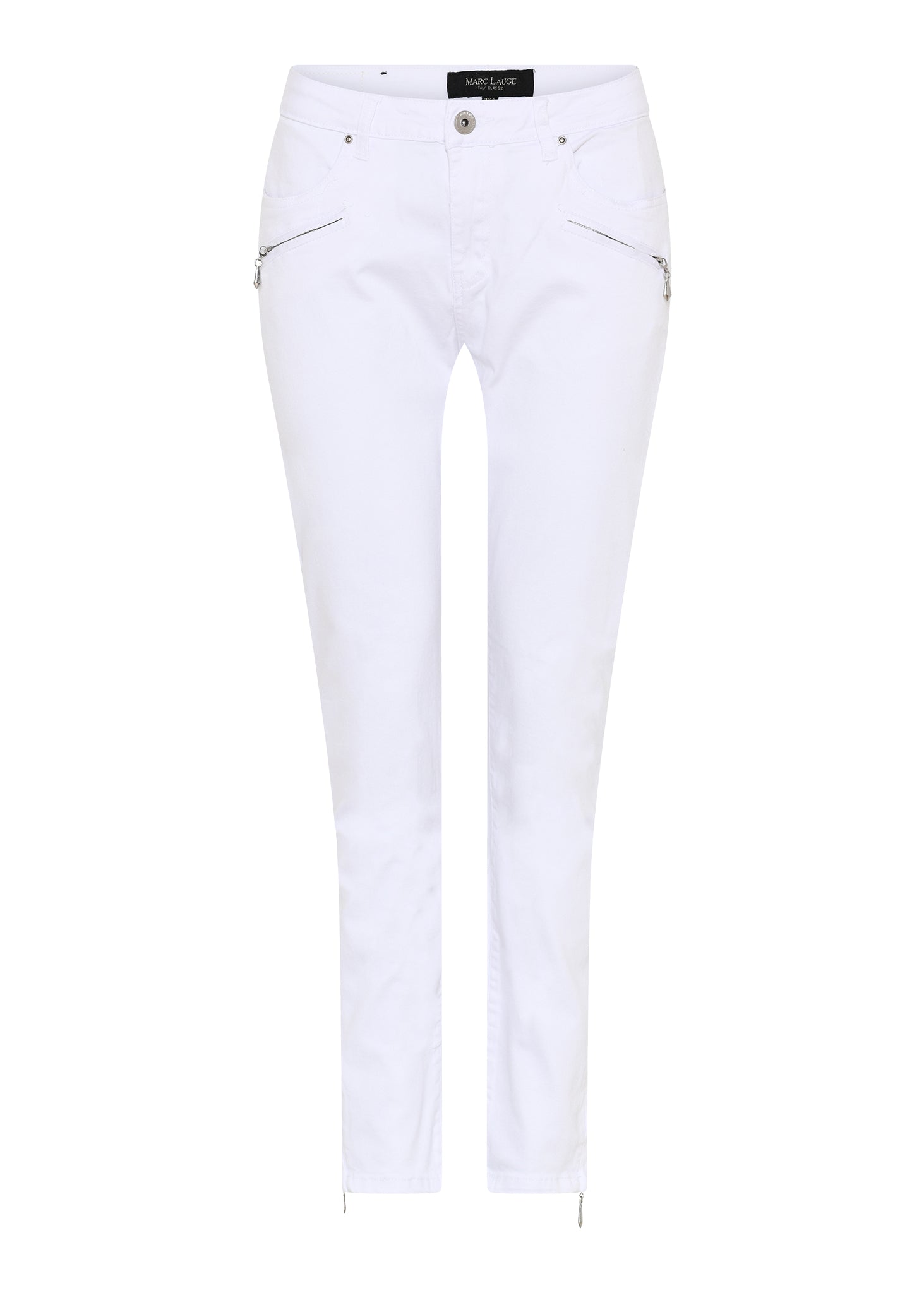 MARC LAUGE CHANNE 7/8 TWILL JEANS DENIM/TWILL 10 WHITE