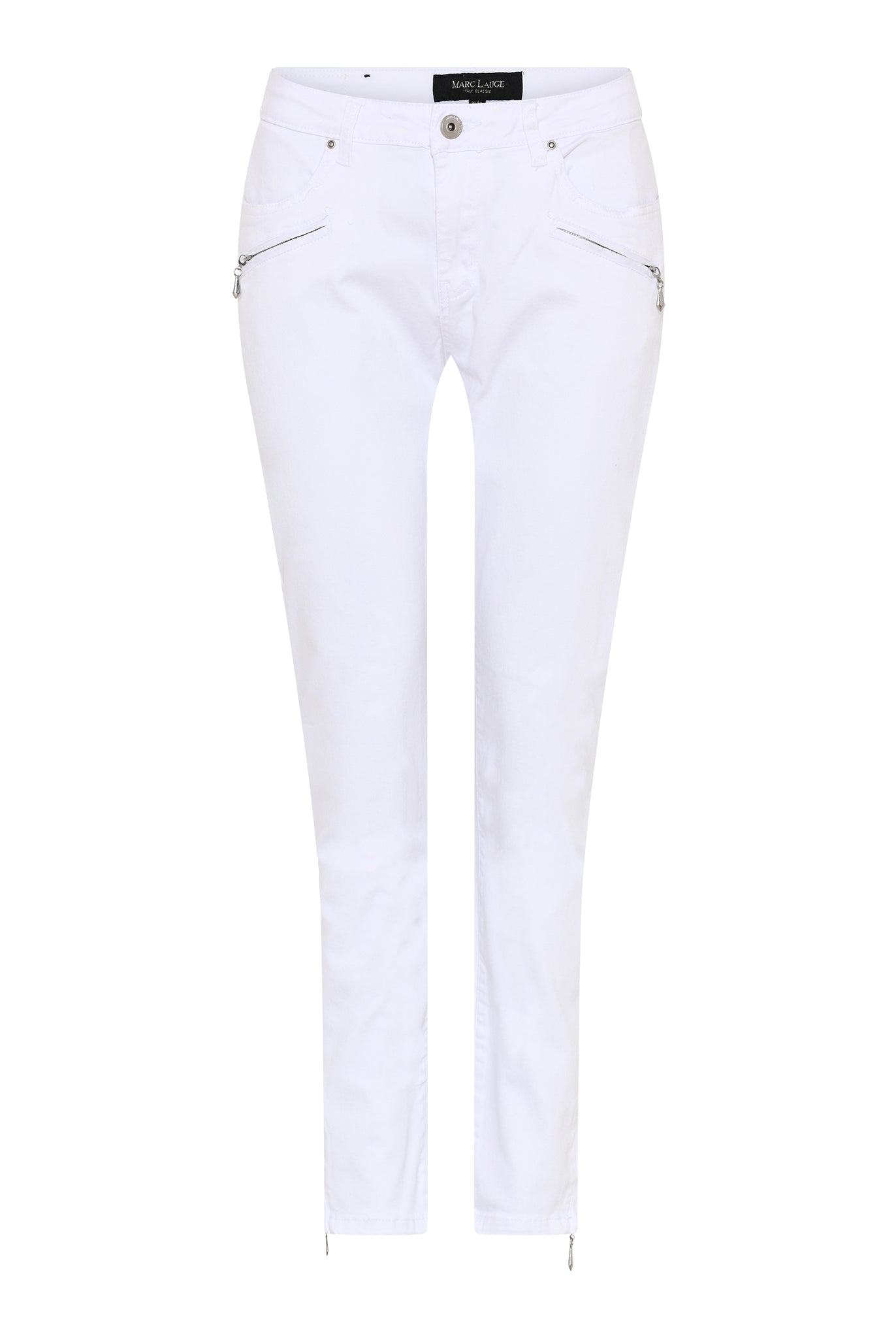 MARC LAUGE CHANNE 7/8 TWILL JEANS DENIM/TWILL 10 WHITE