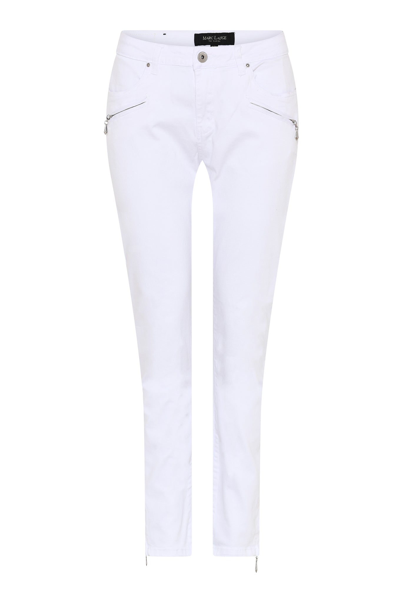 MARC LAUGE CHANNE 7/8 TWILL JEANS DENIM/TWILL 10 WHITE