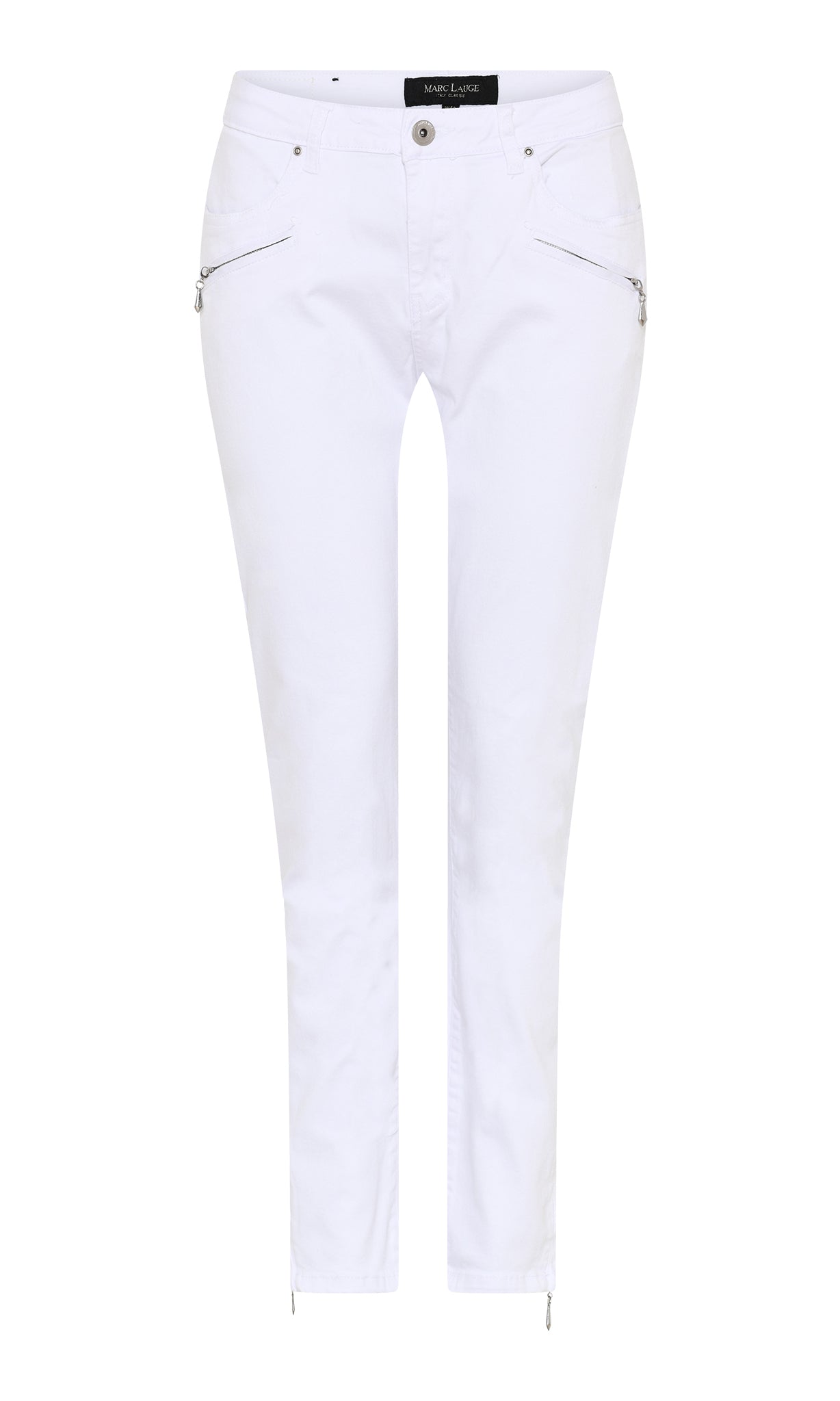 MARC LAUGE CHANNE 7/8 TWILL JEANS DENIM/TWILL 10 WHITE
