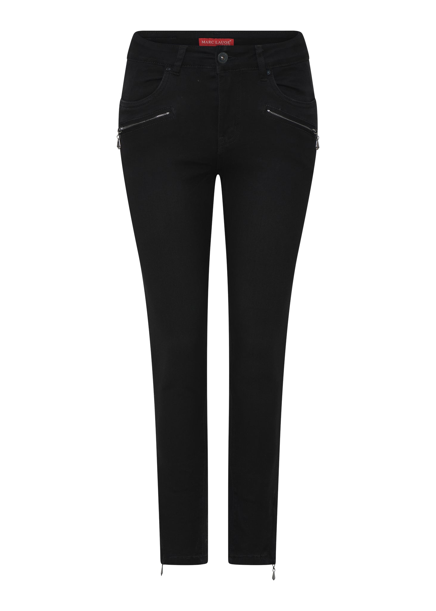 MARC LAUGE CHANNE 7/8 TWILL JEANS DENIM/TWILL 80 BLACK