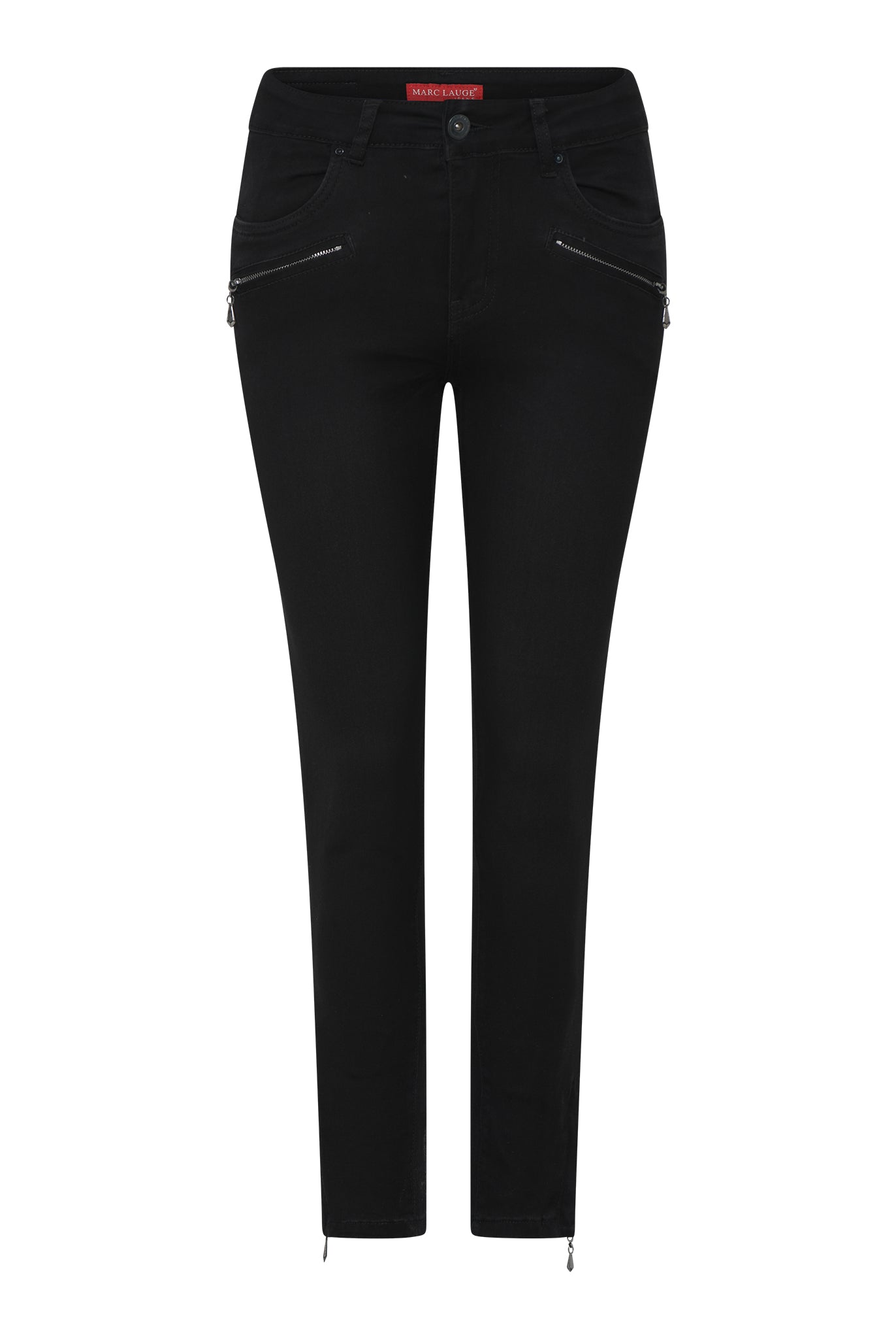 MARC LAUGE CHANNE 7/8 TWILL JEANS DENIM/TWILL 80 BLACK