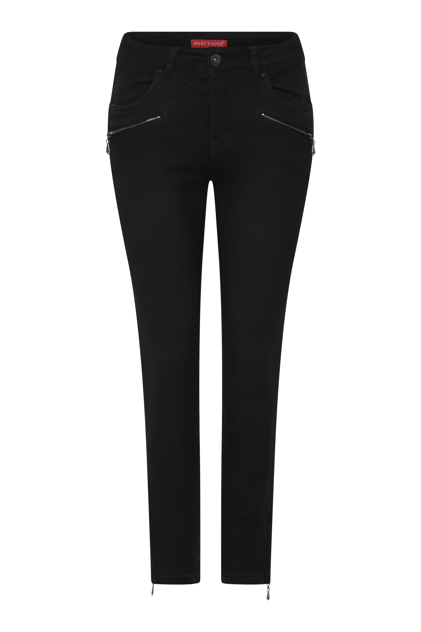 MARC LAUGE CHANNE 7/8 TWILL JEANS DENIM/TWILL 80 BLACK