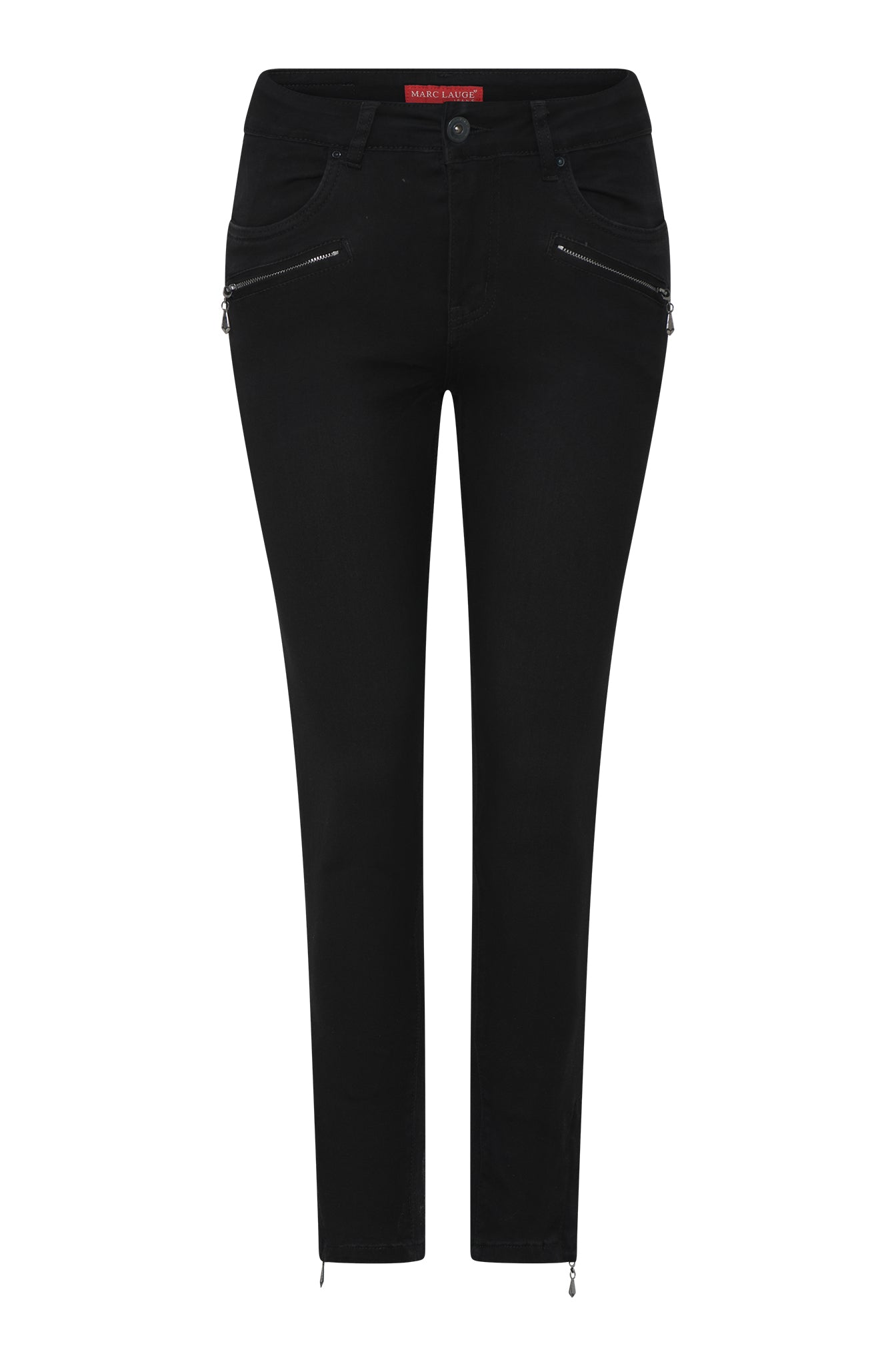 MARC LAUGE CHANNE 7/8 TWILL JEANS DENIM/TWILL 80 BLACK