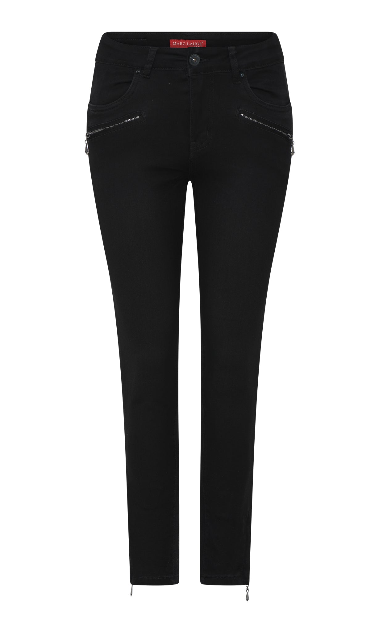 MARC LAUGE CHANNE 7/8 TWILL JEANS DENIM/TWILL 80 BLACK