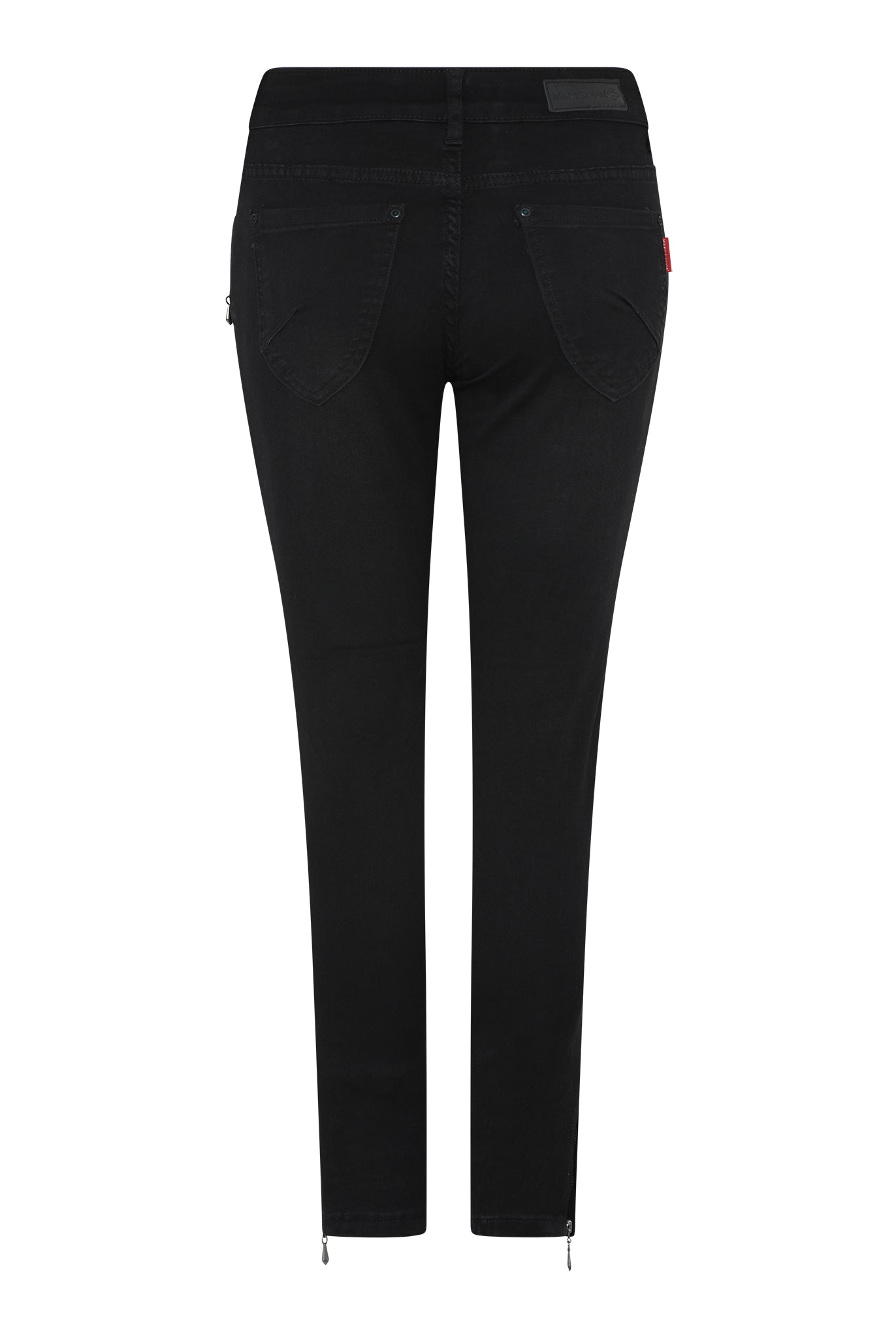 MARC LAUGE CHANNE 7/8 TWILL JEANS DENIM/TWILL 80 BLACK