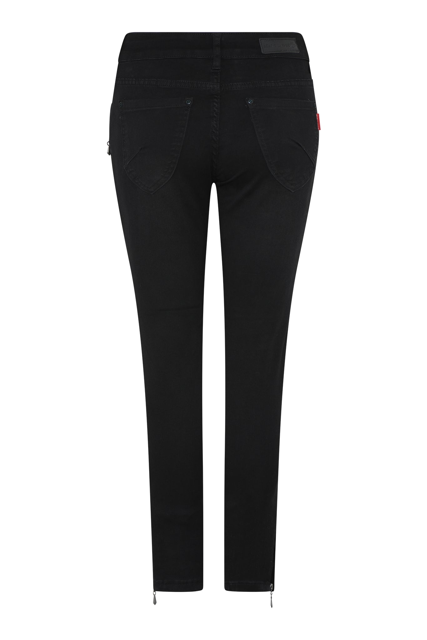 MARC LAUGE CHANNE 7/8 TWILL JEANS DENIM/TWILL 80 BLACK