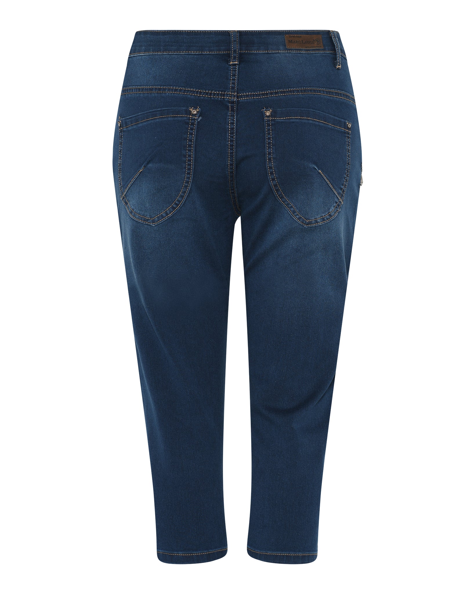 MARC LAUGE Channel Denim Pirate PANTS 3/4 969699 DARK BLUE USED