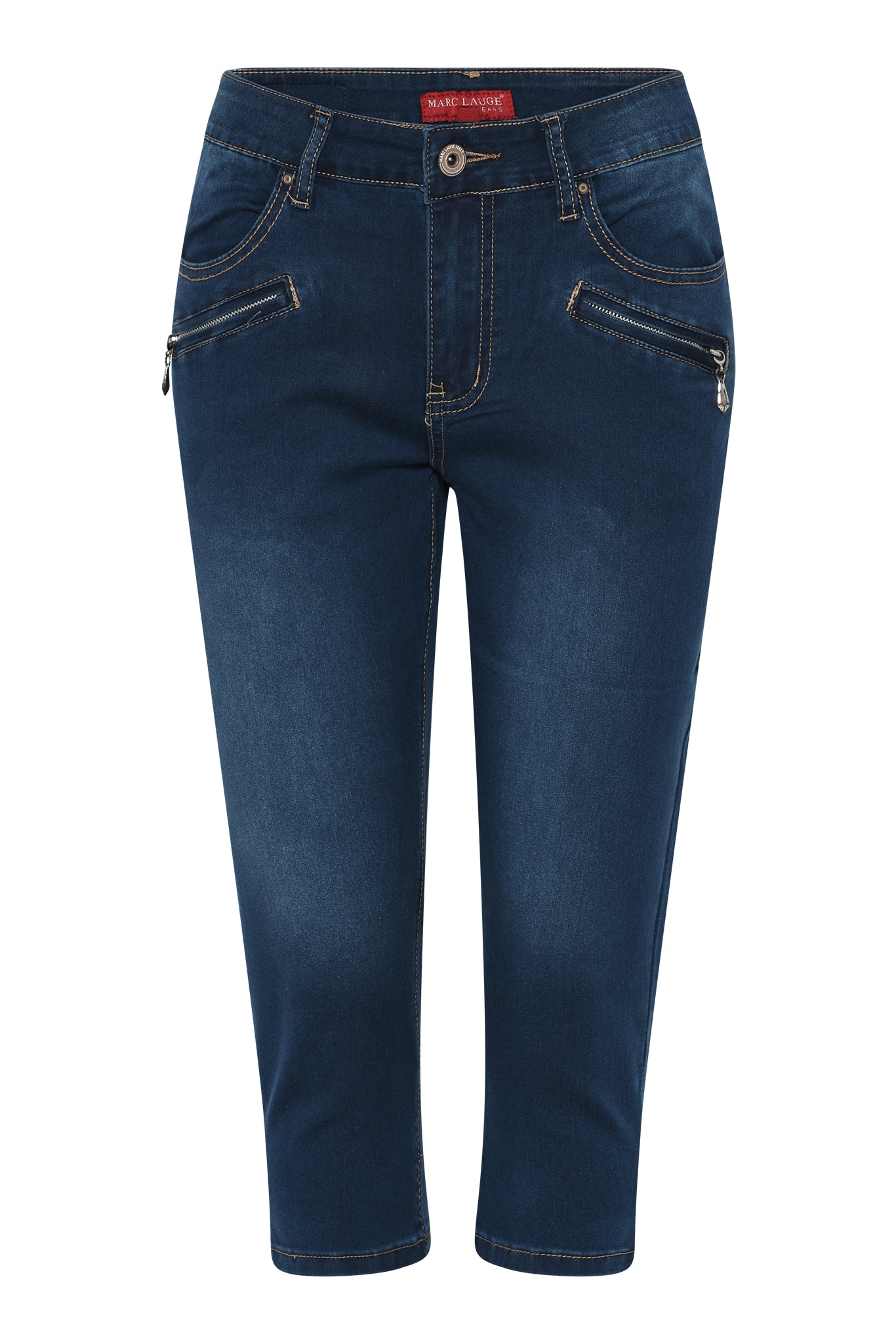 MARC LAUGE Channel Denim Pirate PANTS 3/4 969699 DARK BLUE USED