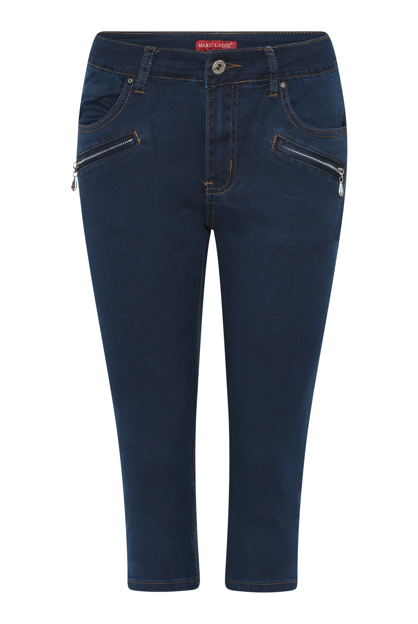 MARC LAUGE CHANNE PIRAT DENIM JEANS PANTS 3/4 98 DARK BLUE