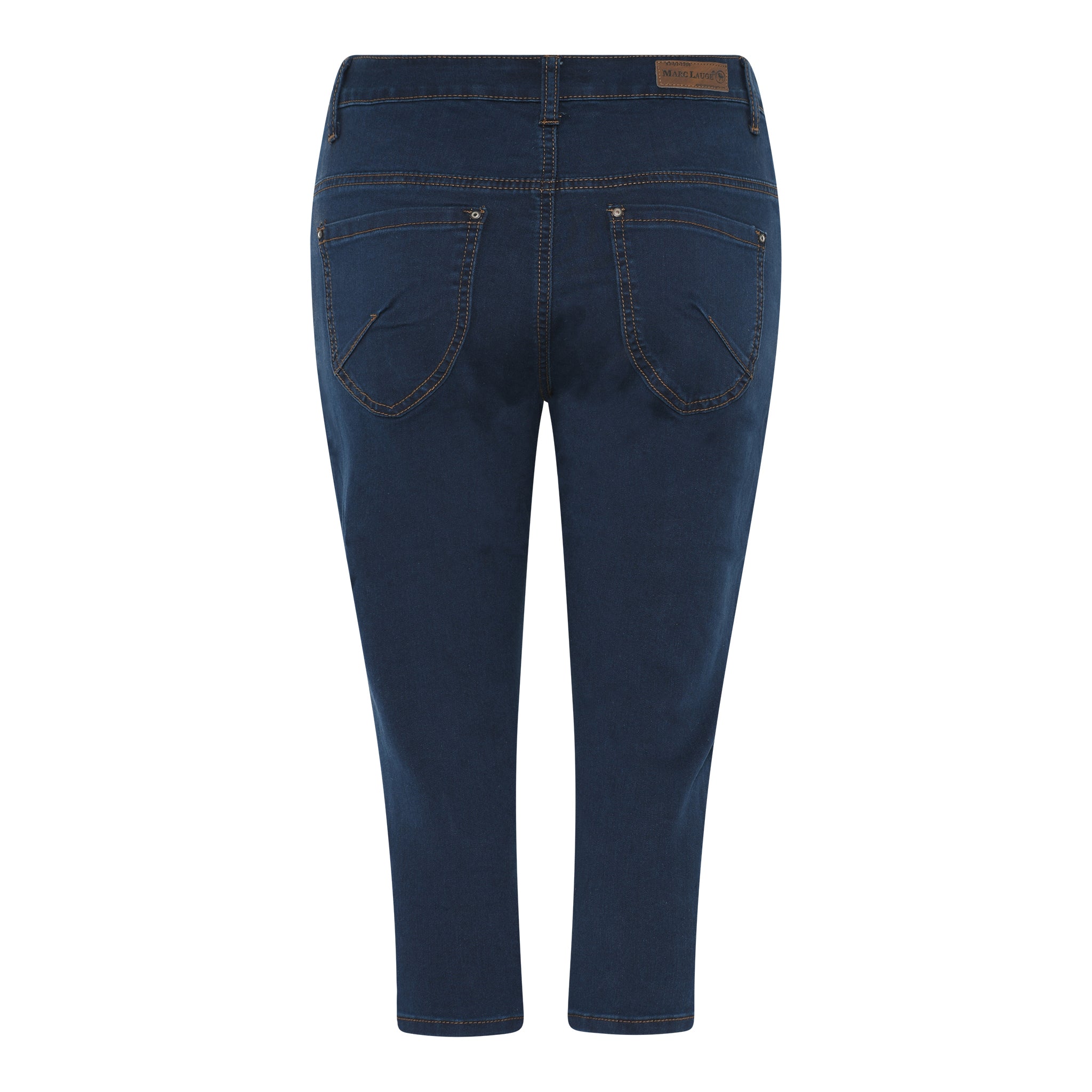 MARC LAUGE CHANNE PIRAT DENIM JEANS PANTS 3/4 98 DARK BLUE