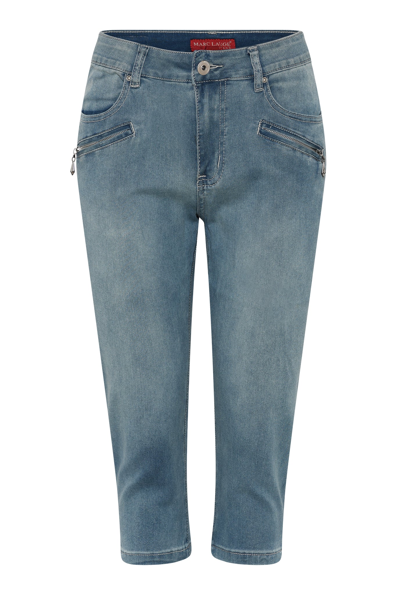 MARC LAUGE Channel Denim Pirate PANTS 3/4 919699 BENNETON LIGHT BLUE