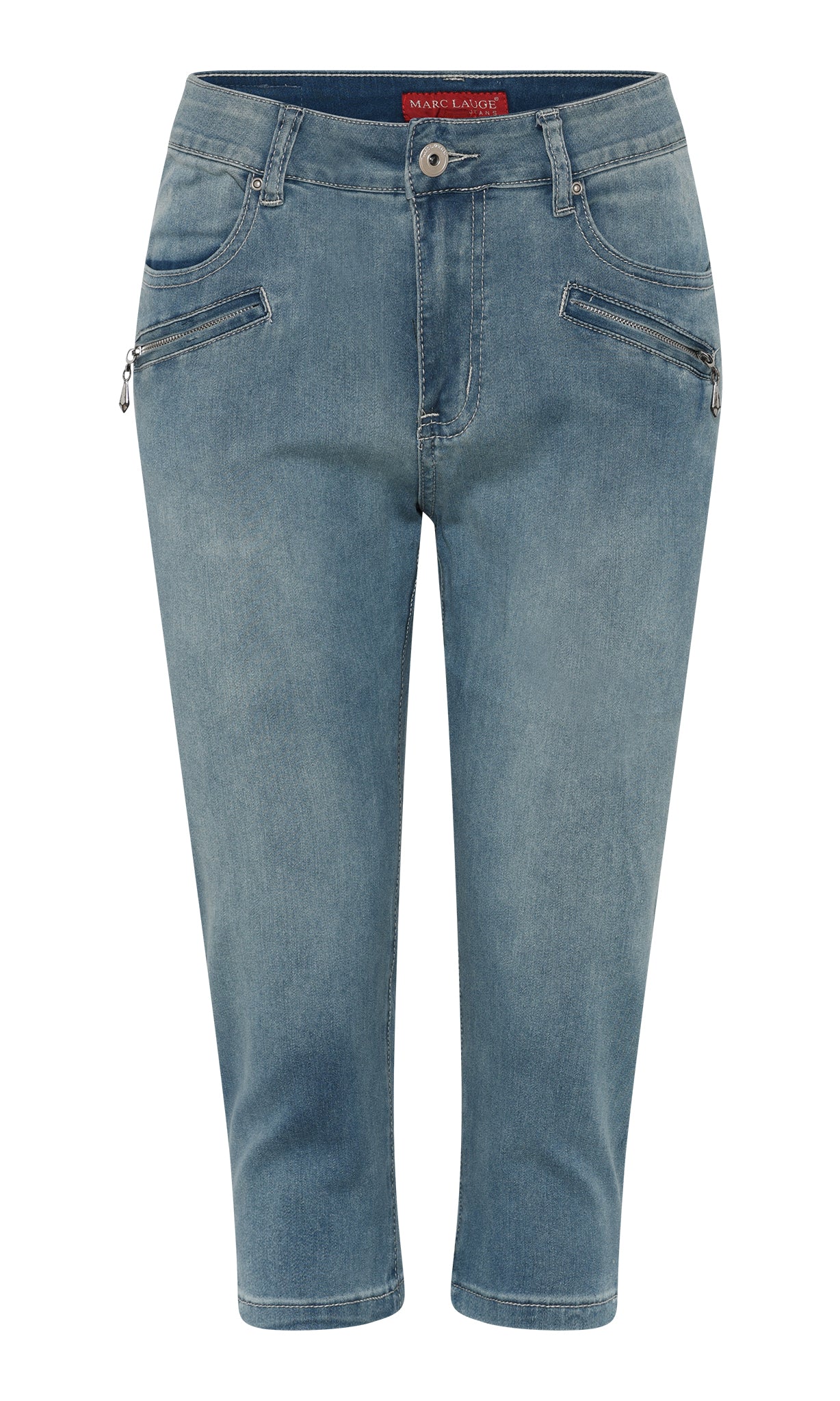MARC LAUGE Channel Denim Pirate PANTS 3/4 919699 BENNETON LIGHT BLUE