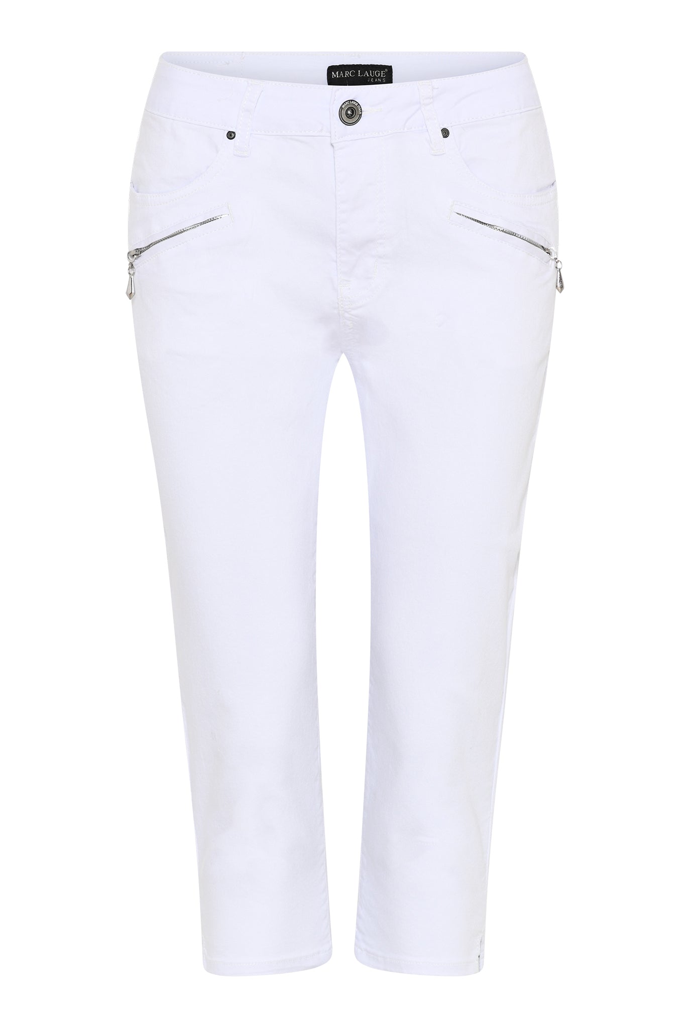 MARC LAUGE CHANNE PIRAT TWILL JEANS PANTS 3/4 10 WHITE