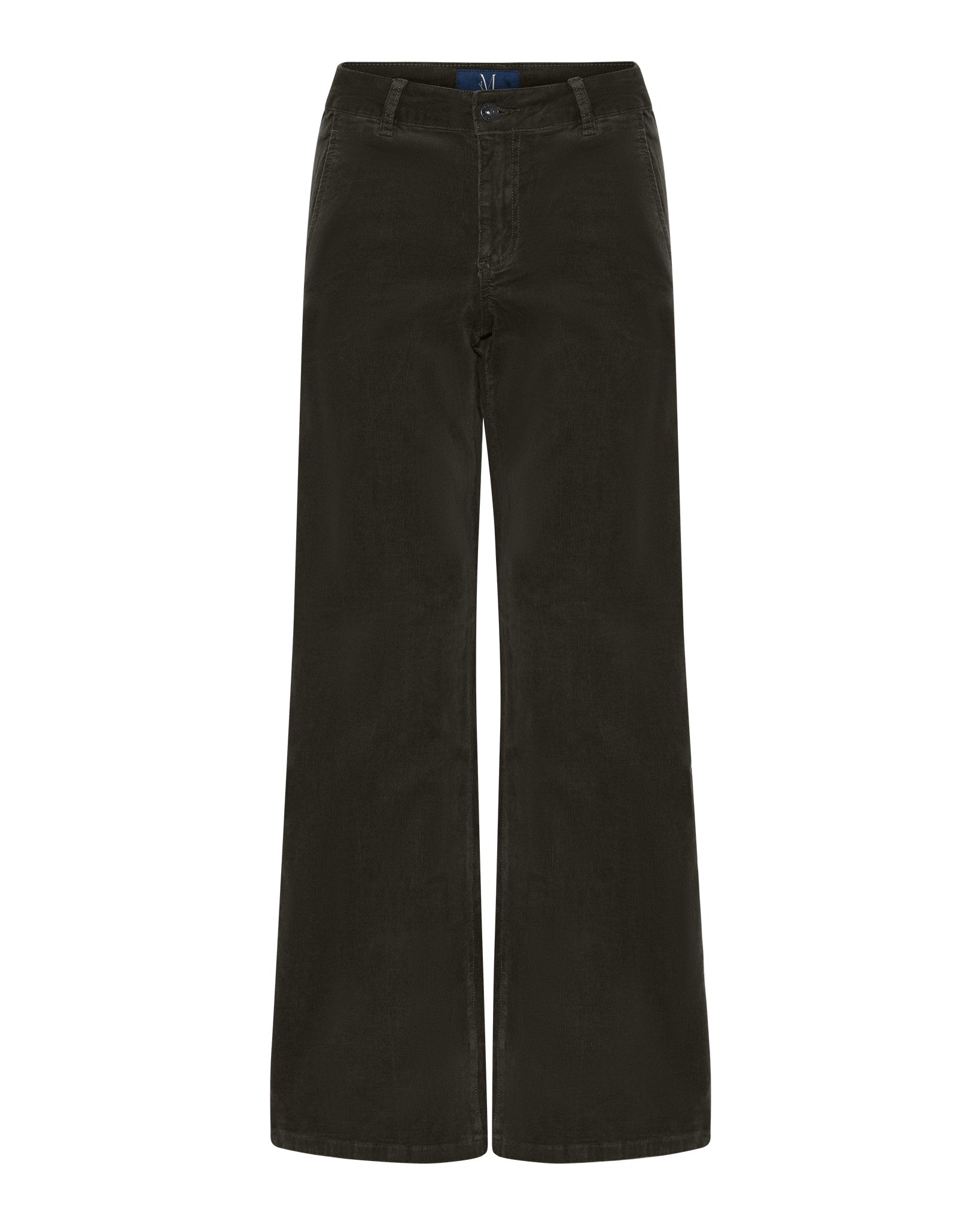 M JEANS Chino Flare Corduroy Jeans CORD/FLØJL 633 OLIVE OIL