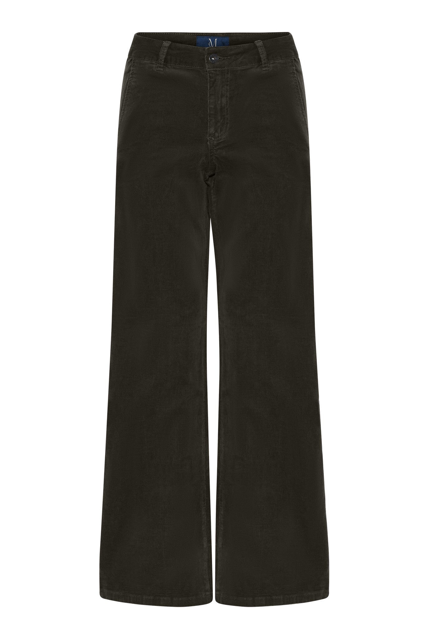 M JEANS CHINO FLARE CORD CORD/FLØJL 633 OLIVE OIL