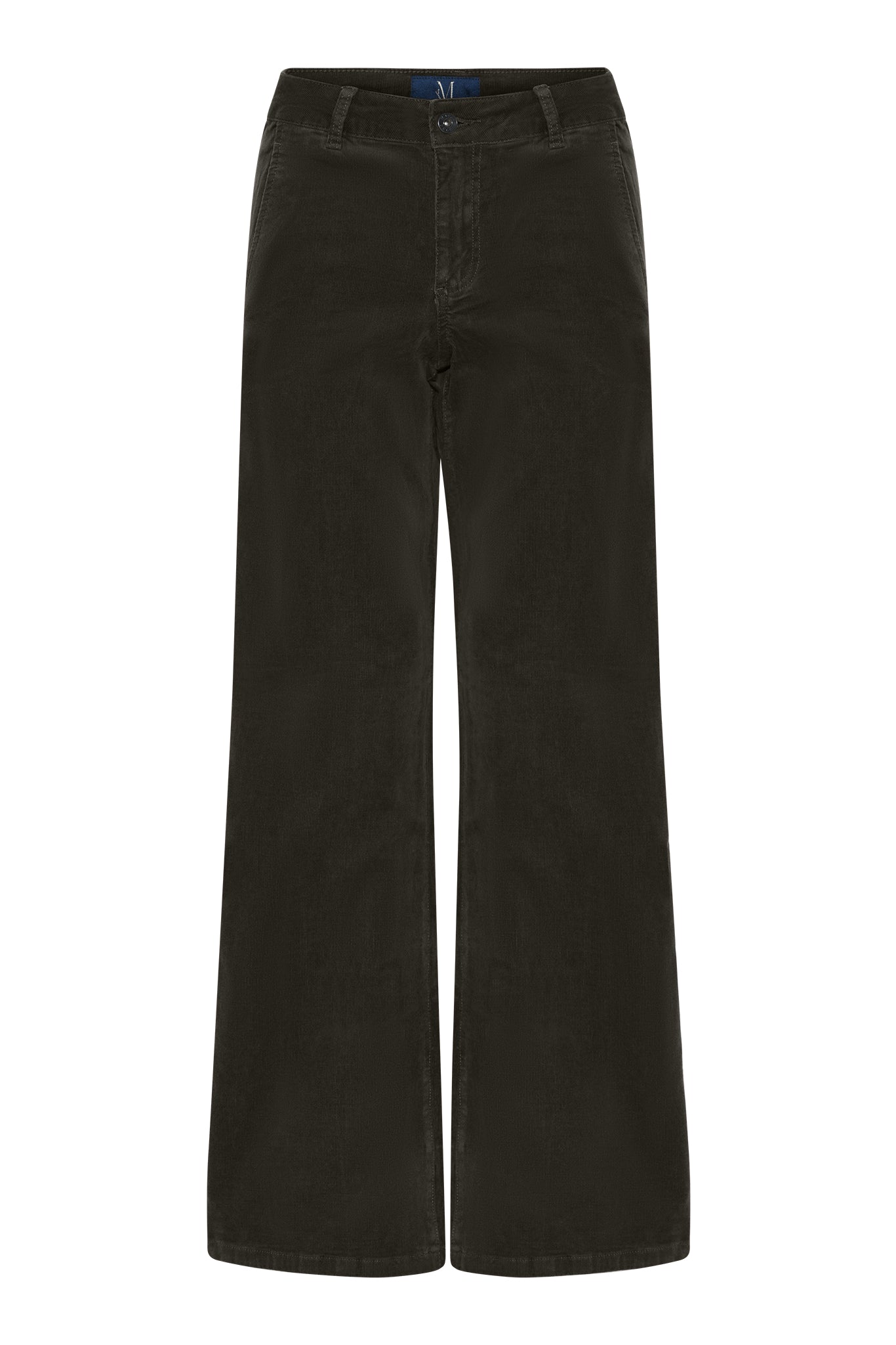 M JEANS Chino Flare Corduroy Jeans CORD/FLØJL 633 OLIVE OIL
