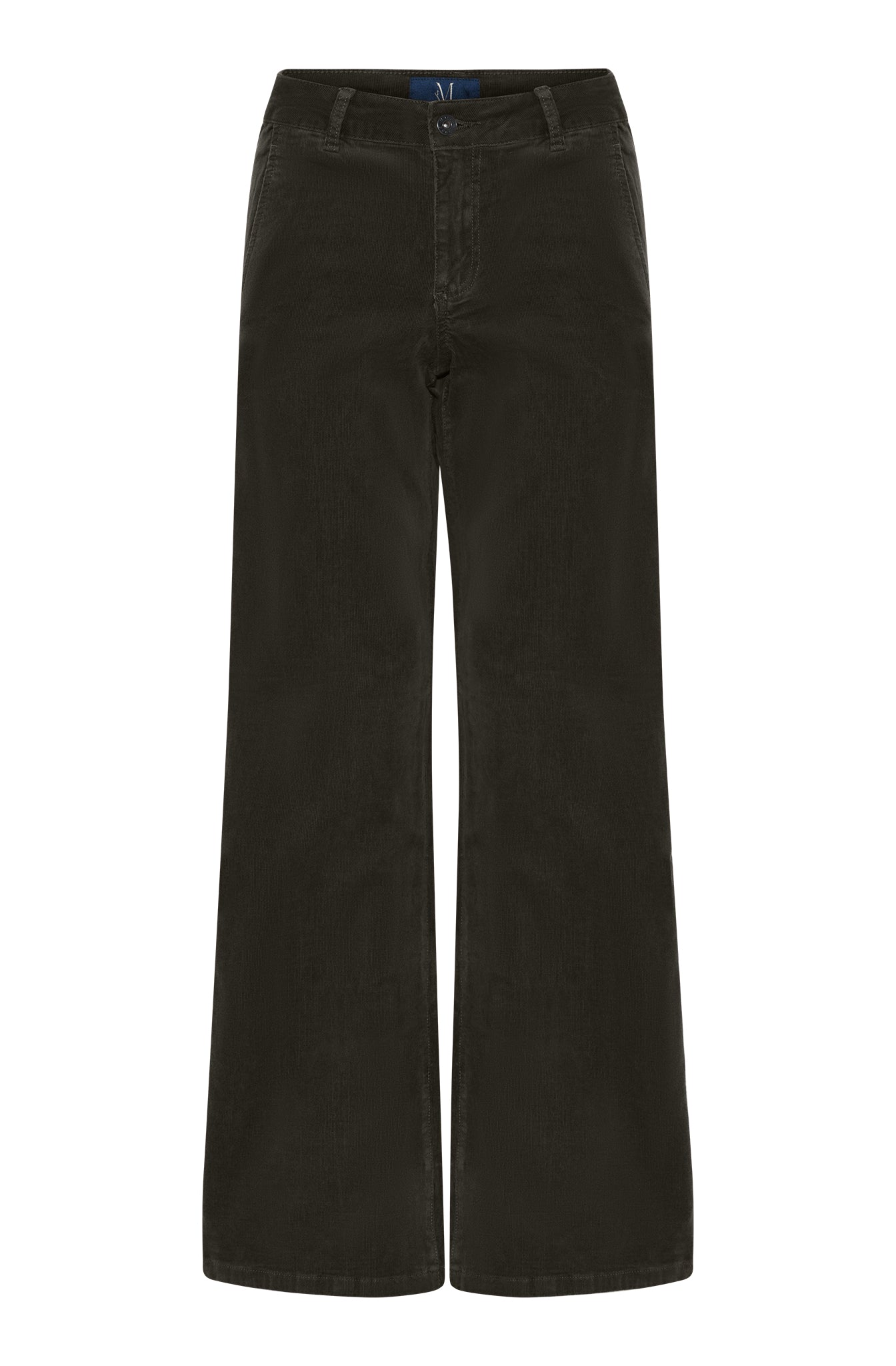 M JEANS Chino Flare Corduroy Jeans CORD/FLØJL 633 OLIVE OIL