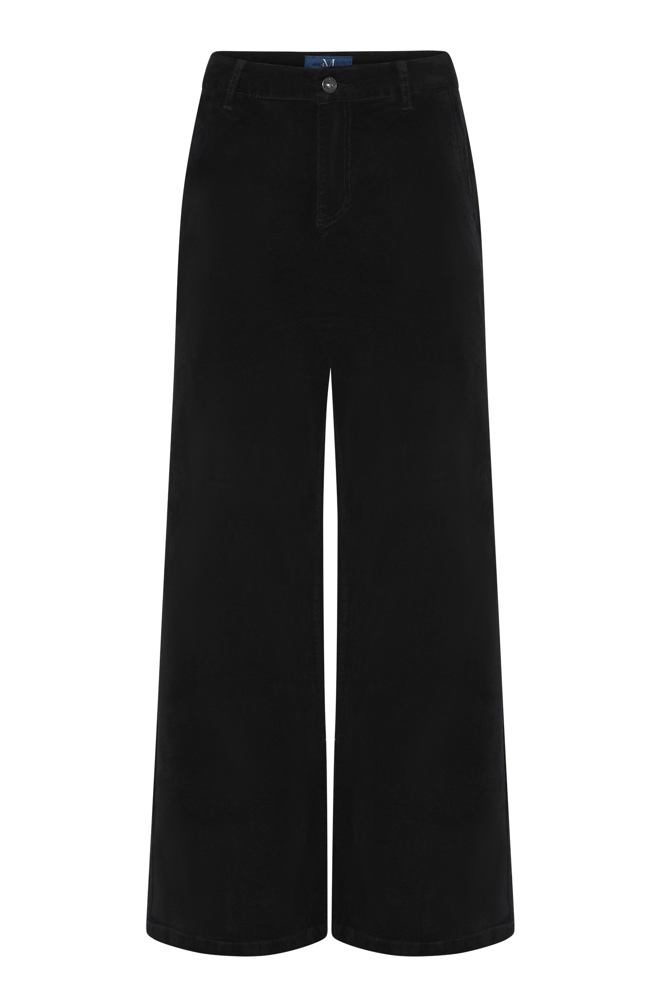 M JEANS Chino Flare Corduroy Jeans CORD/FLØJL 80 BLACK