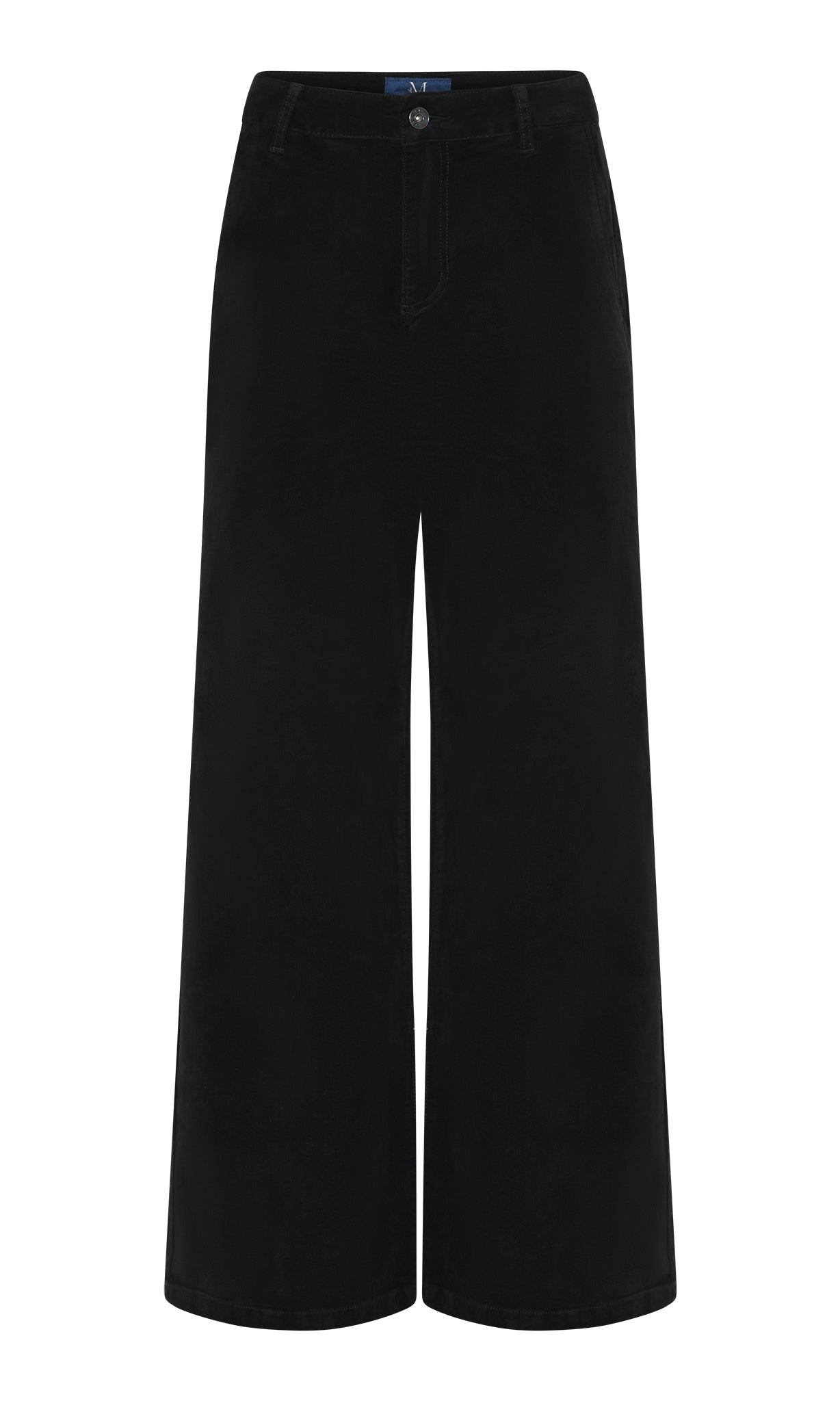 M JEANS Chino Flare Corduroy Jeans CORD/FLØJL 80 BLACK