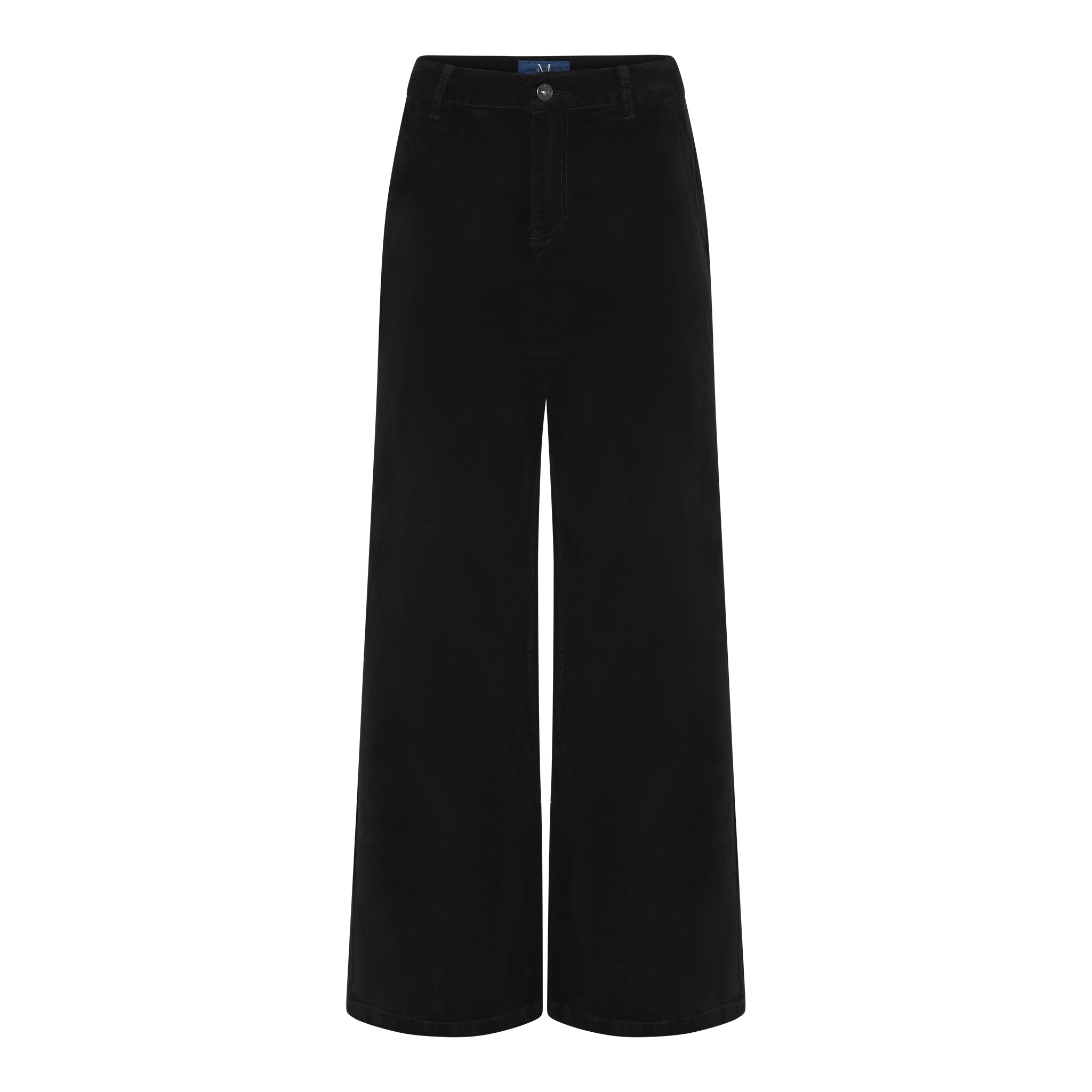 M JEANS CHINO FLARE CORD CORD/FLØJL 80 BLACK