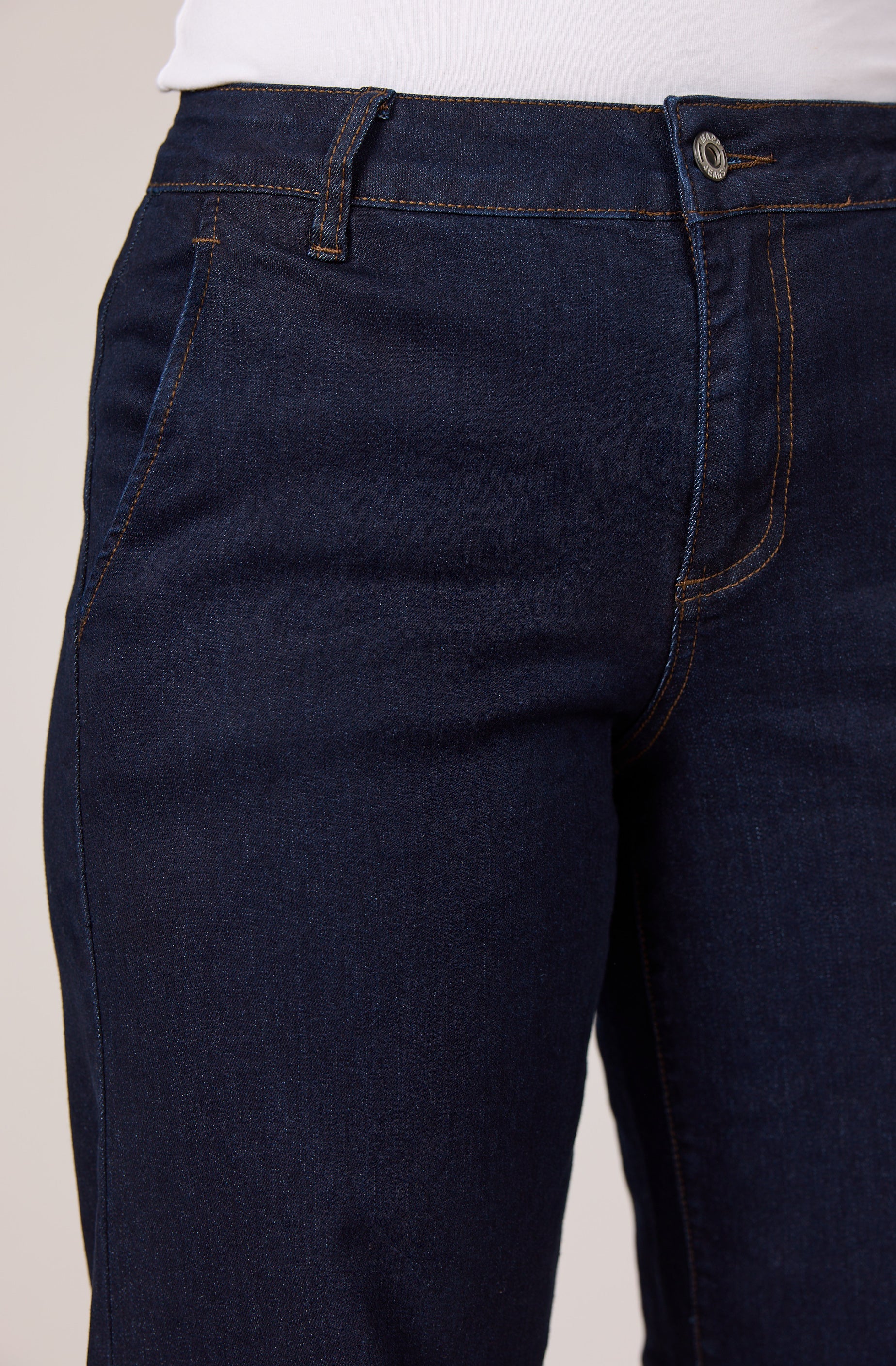 DNYcph CHINO FLARE DENIM JEANS DENIM/TWILL 98 DARK BLUE